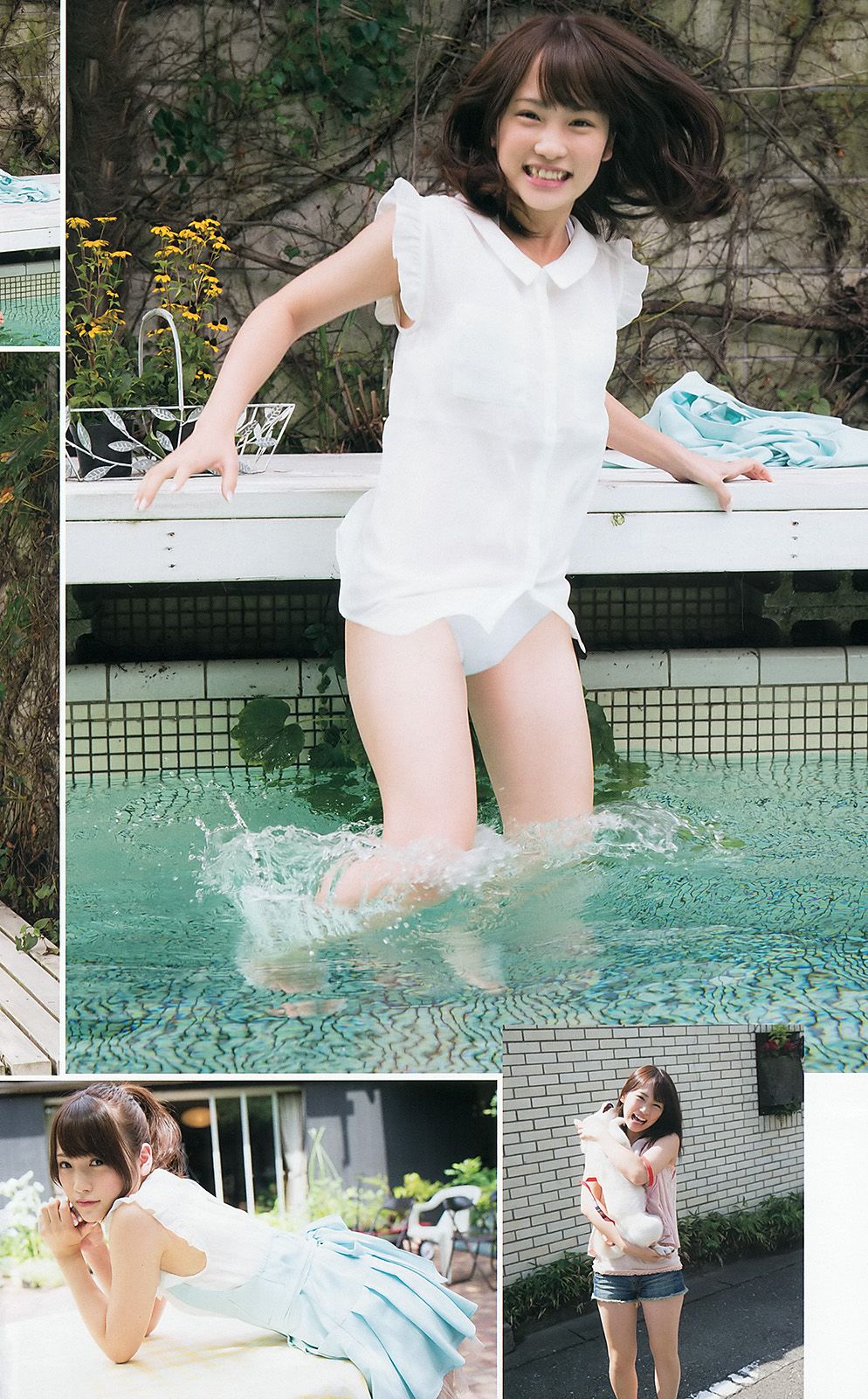 吉木りさ 佐藤すみれ 玉木碧 太田希望 鷹羽澪 喜屋武ちあき 花井瑠美 今野杏南 川栄李奈  2013年No.40 写真杂志-图40