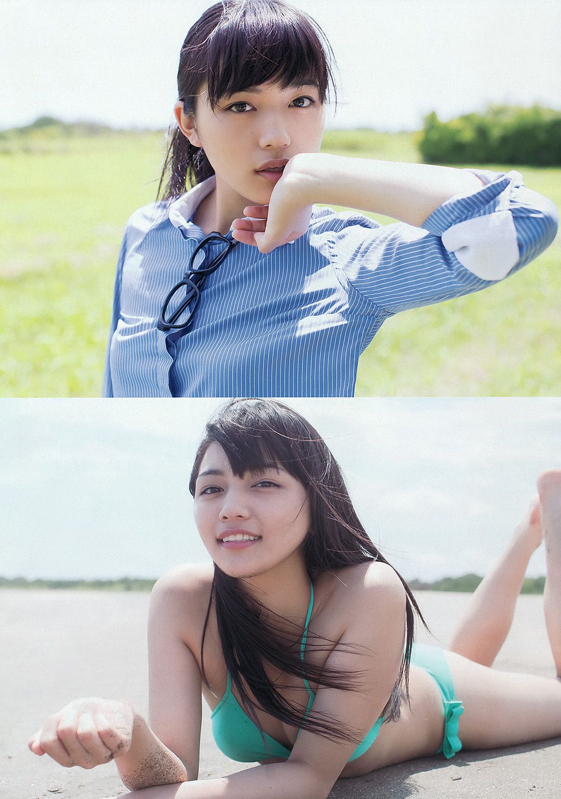 柏木由紀 川口春奈 志田友美 堀未央奈 杏さゆり 西田麻衣  2013年No.43 写真杂志-图7