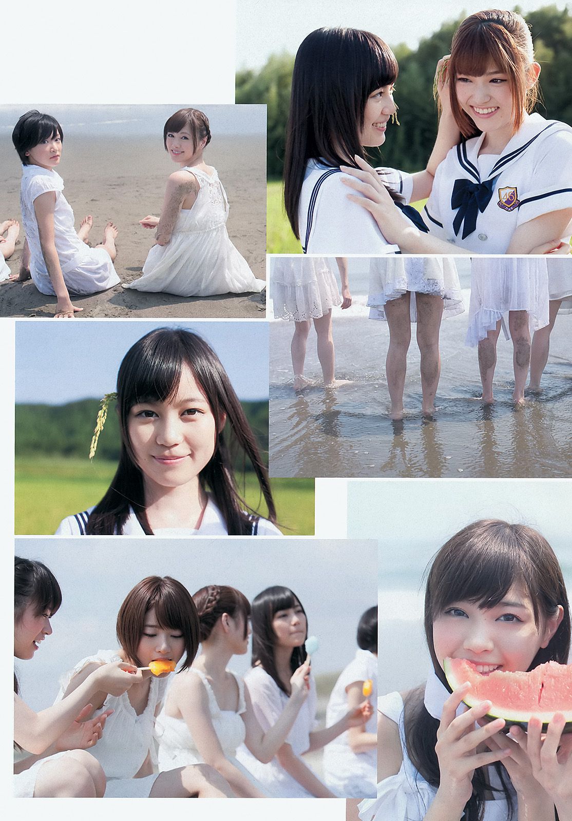小島瑠璃子 乃木坂46 佐野ひなこ 中村アン 入山杏奈 加藤玲奈 水樹たま 長崎真友子 滝川まりん  2013年No.44 写真杂志-图10