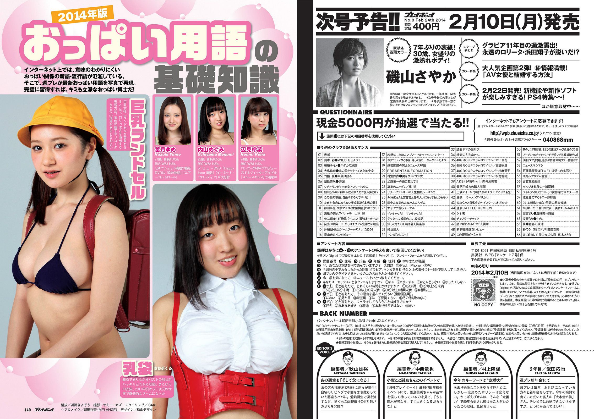 山本彩 大島珠奈 門脇麦 副島美咲 神室舞衣 戸田れい KONAN 高宮まり 安齋らら  2014年No.07 写真杂志-图16