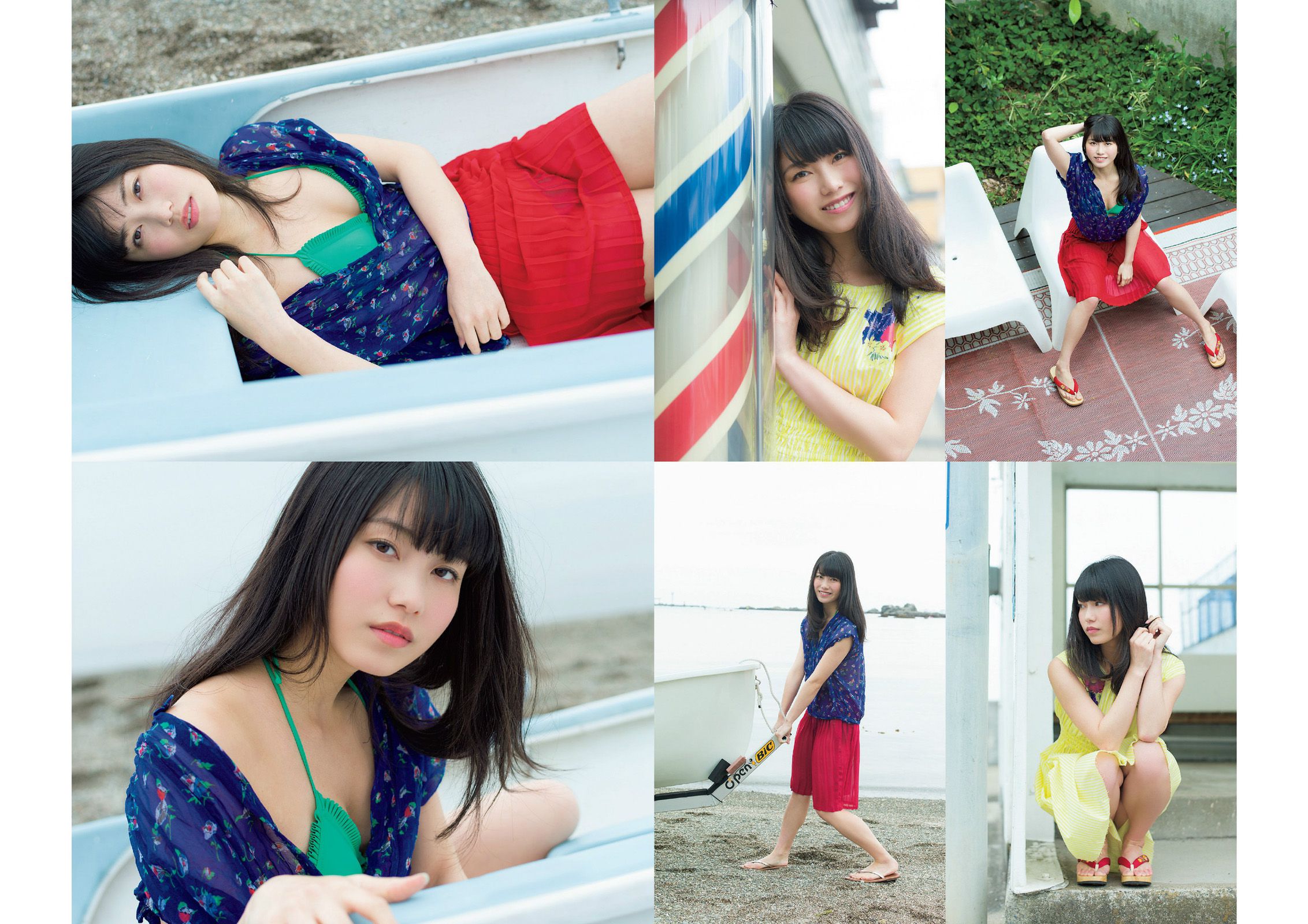 星名美津紀 横山由依 大場美奈 吉田朱里 久慈暁子 金田彩菜 平塚千瑛 杉原杏璃 小野恵令奈 神室舞衣  2014年No.21 写真杂志-图2