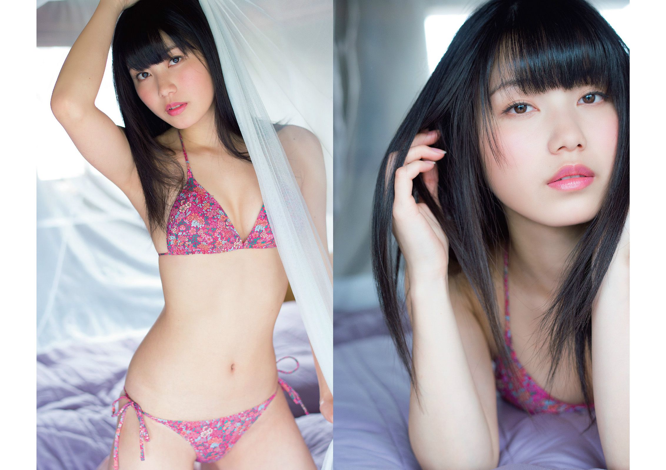 星名美津紀 横山由依 大場美奈 吉田朱里 久慈暁子 金田彩菜 平塚千瑛 杉原杏璃 小野恵令奈 神室舞衣  2014年No.21 写真杂志-图3