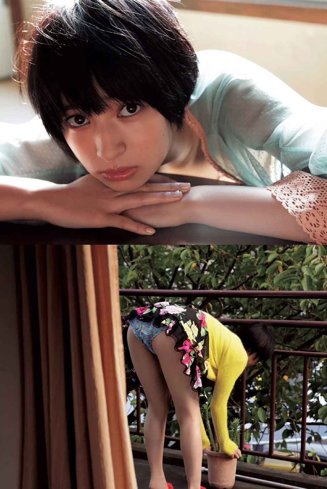 柳ゆり菜 山地まり 久松郁実 西野七瀬 松川佑依子 由愛可奈 神室舞衣 日南響子  2015年No.03-04 写真杂志-图39