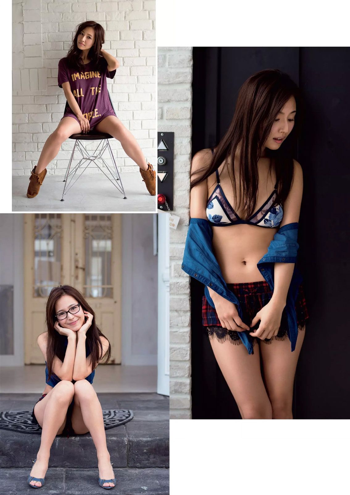 吉木りさ 佐藤寛子 向井地美音 安枝瞳 鞠婧祎 石川理咲子 柳いろは  2015年No.05 写真杂志-图29