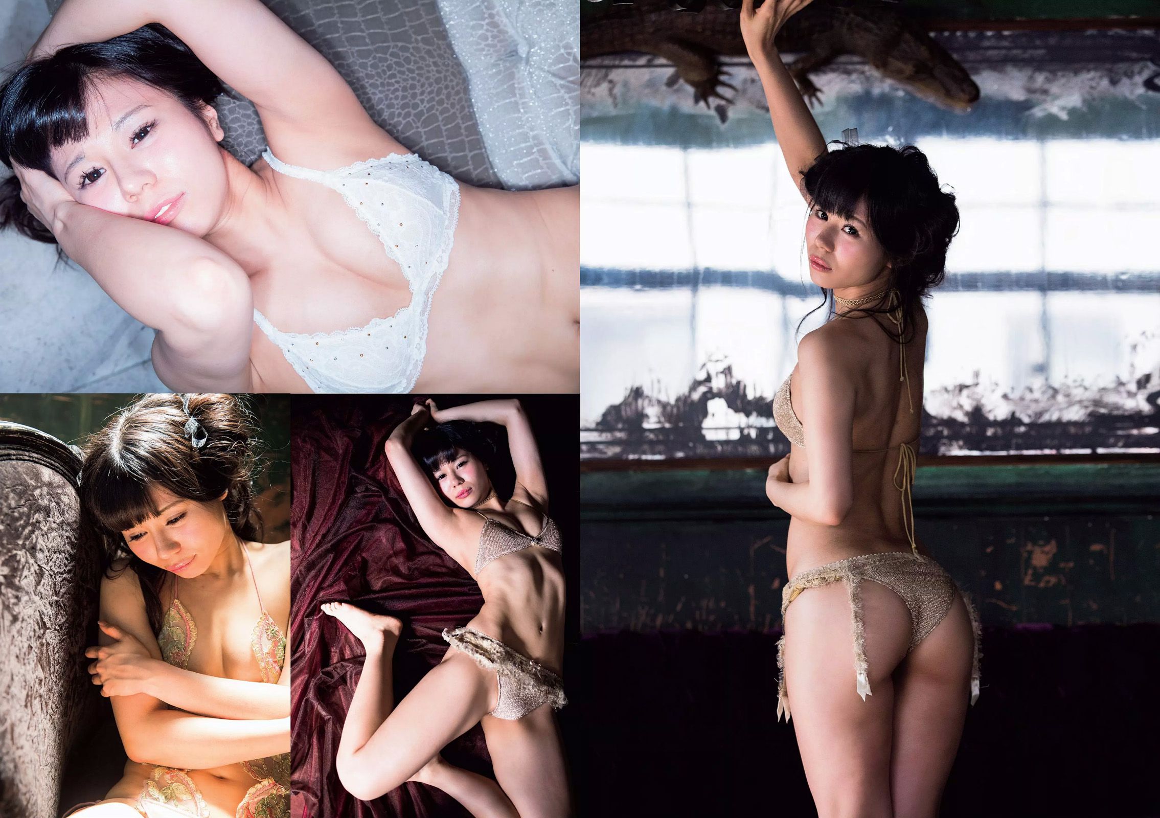 市川紗椰 小島瑠璃子 星名美津紀 森カノン 小島みなみ 笛木優子 二宮沙樹  2015年No.17 写真杂志-图14