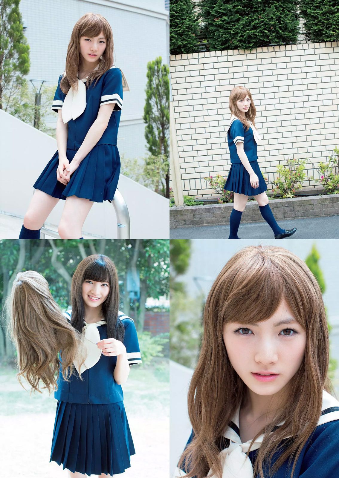 星名美津紀 松本愛 大島涼花 鈴木ふみ奈 野田彩加 柳いろは 岡田奈々 大野いと  2015年No.26 写真杂志-图30