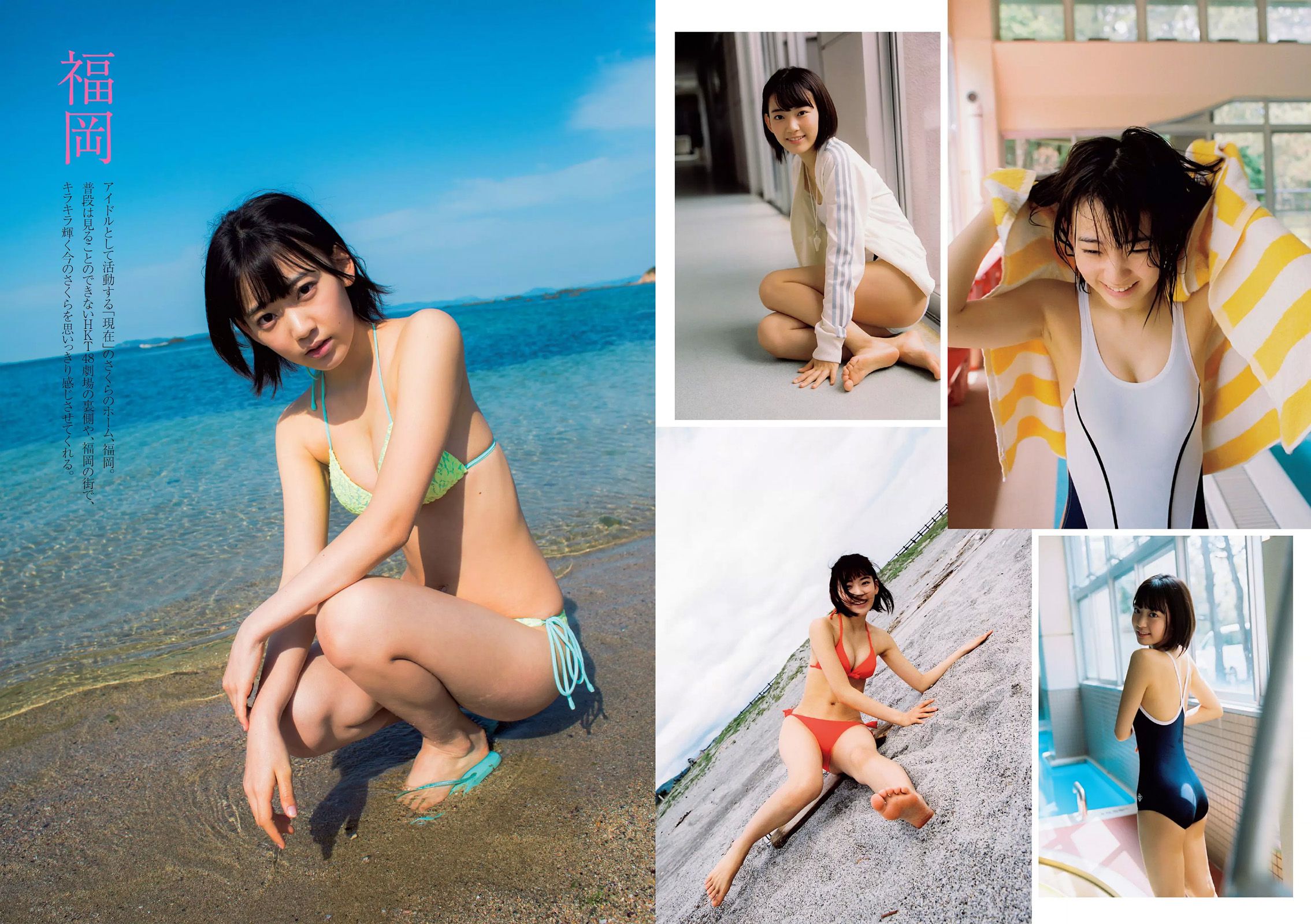 宮脇咲良 大川藍 寺田安裕香 AKB48 松嶋えいみ  2015年No.29 写真杂志-图3