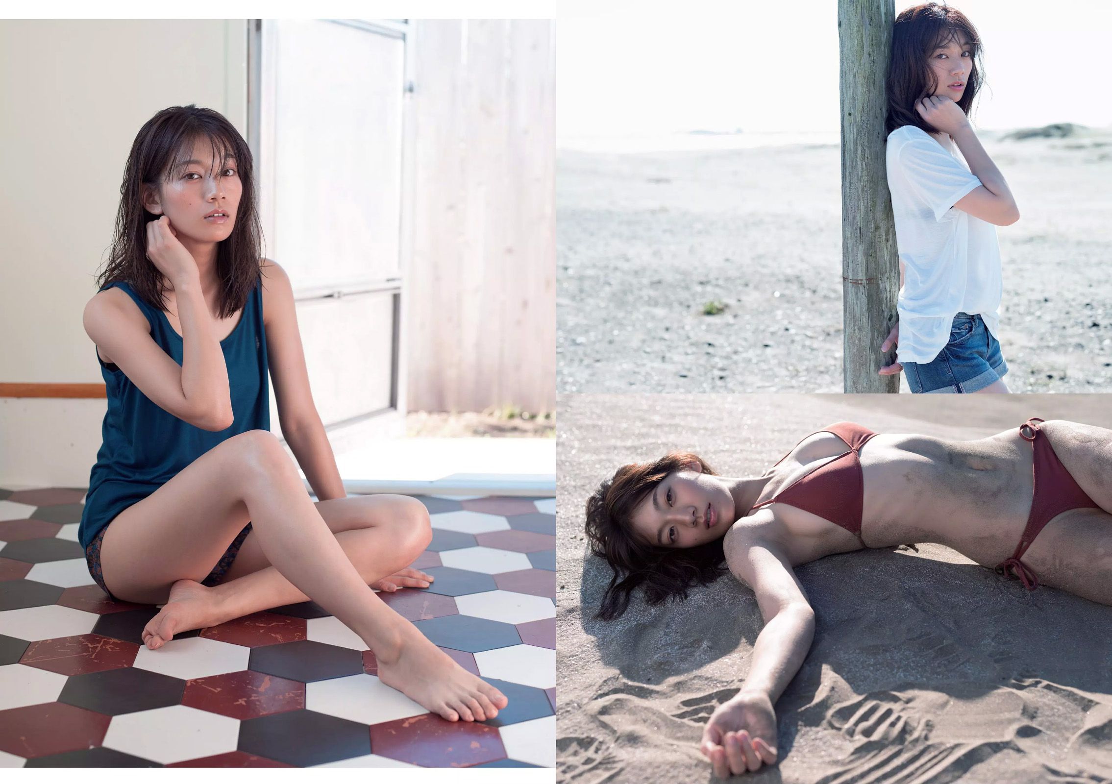 小島瑠璃子 佐藤美希 笛木優子 宮脇麻那 橘花凛 森下まい 希志あいの  2015年No.49 写真杂志-图11