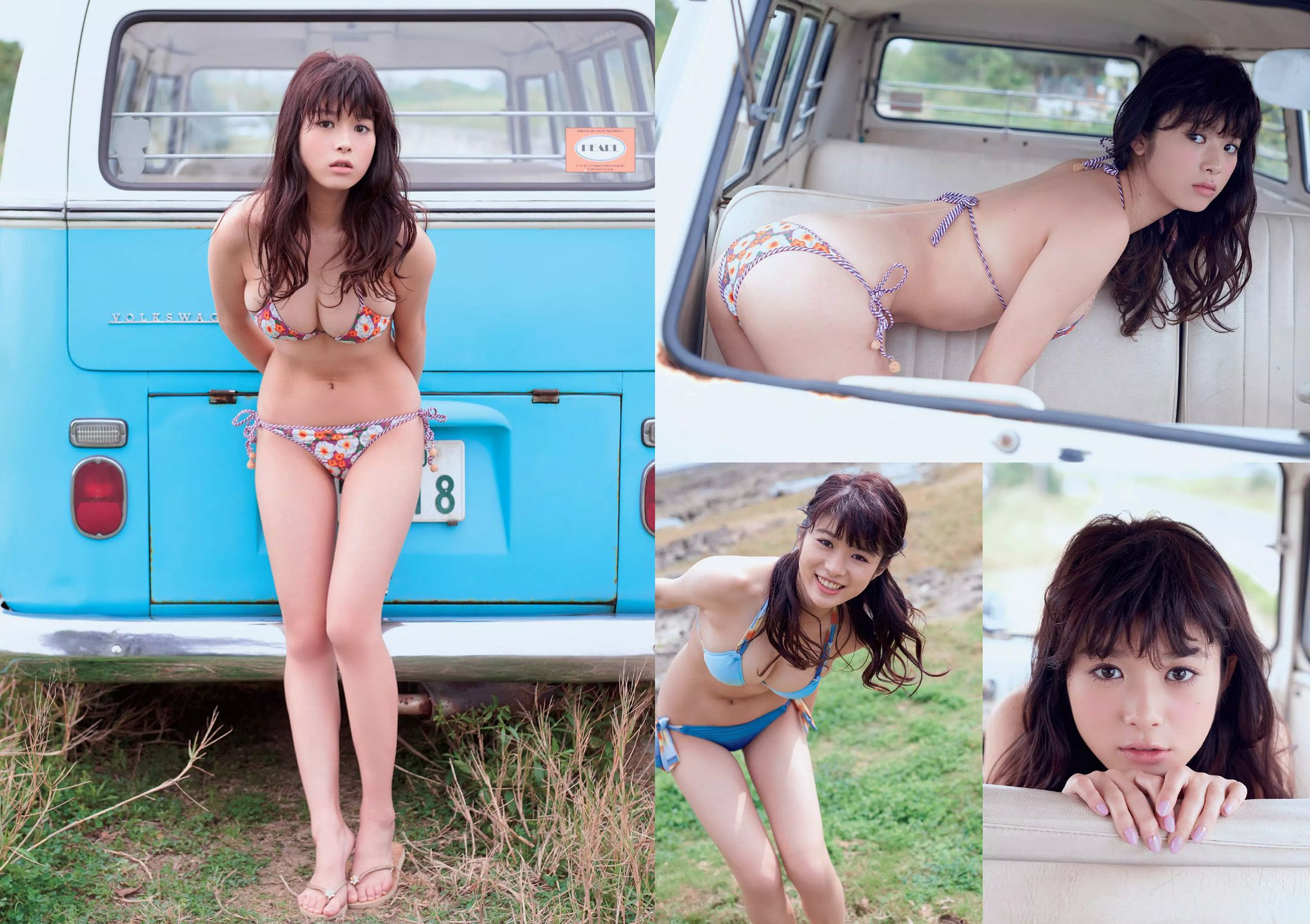 馬場ふみか 武田玲奈 平嶋夏海 都丸紗也華 岡田奈々 才木玲佳  2016年No.15 写真杂志-图6