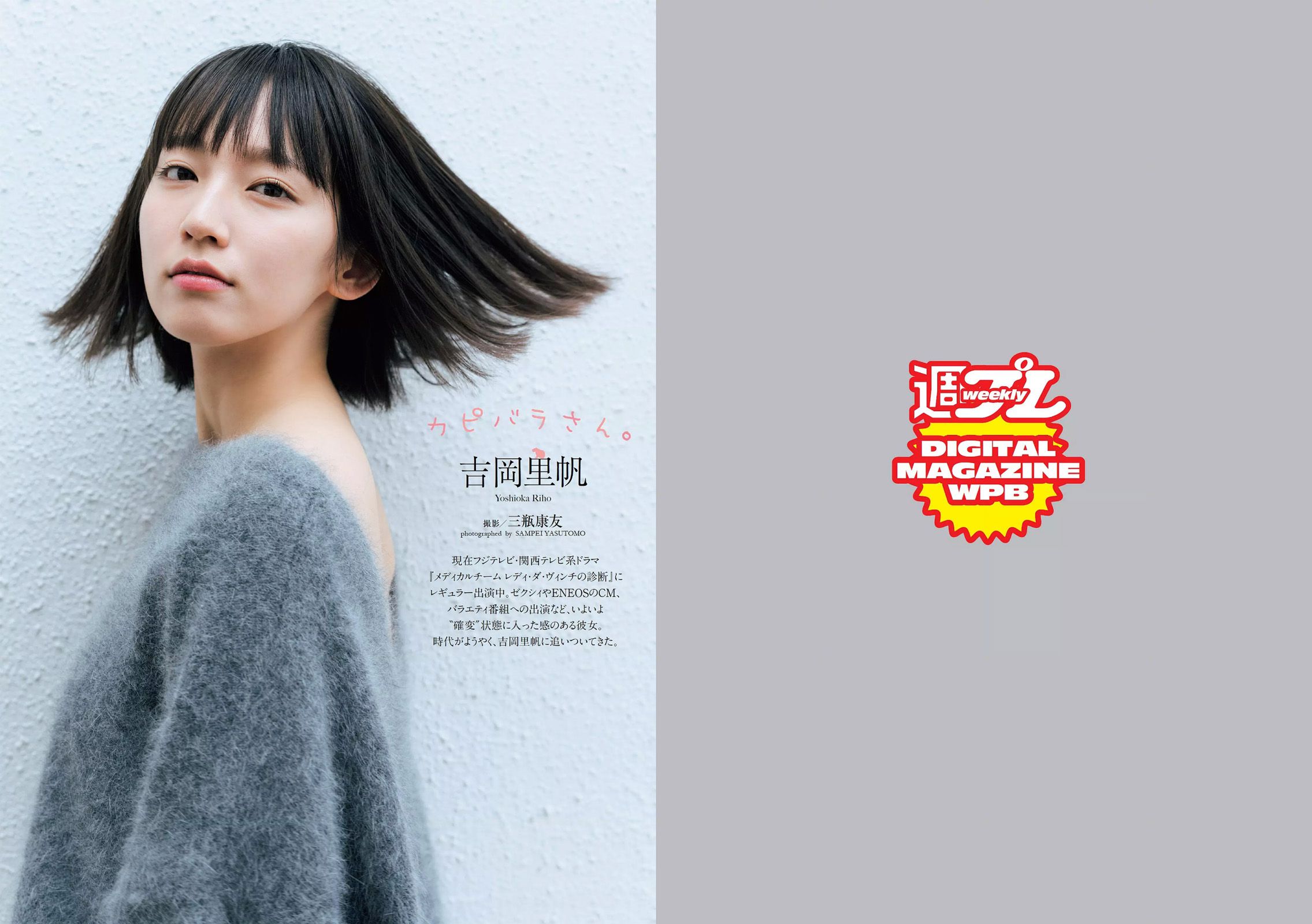 吉岡里帆 馬場ふみか 大沢ひかる 佐藤美希 田中道子 菜乃花  2016年No.48 写真杂志-图1