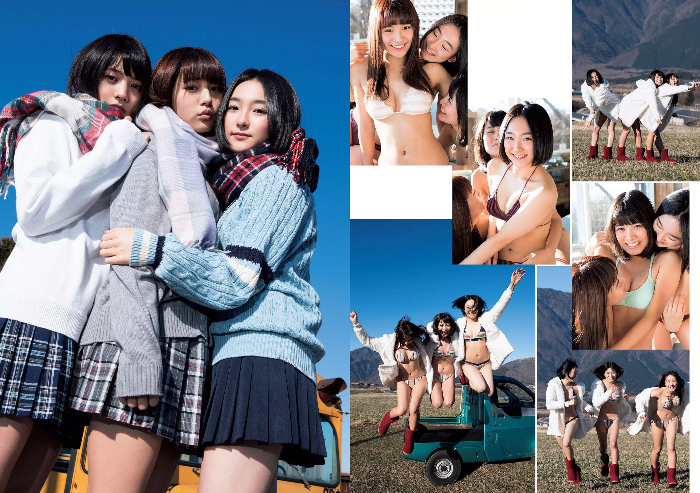 浅川梨奈 松永有紗 早乙女ゆう 佐藤寛子 柳美稀 逢沢りな 青山ひかる 齋藤飛鳥  2017年No.05 写真杂志-图4