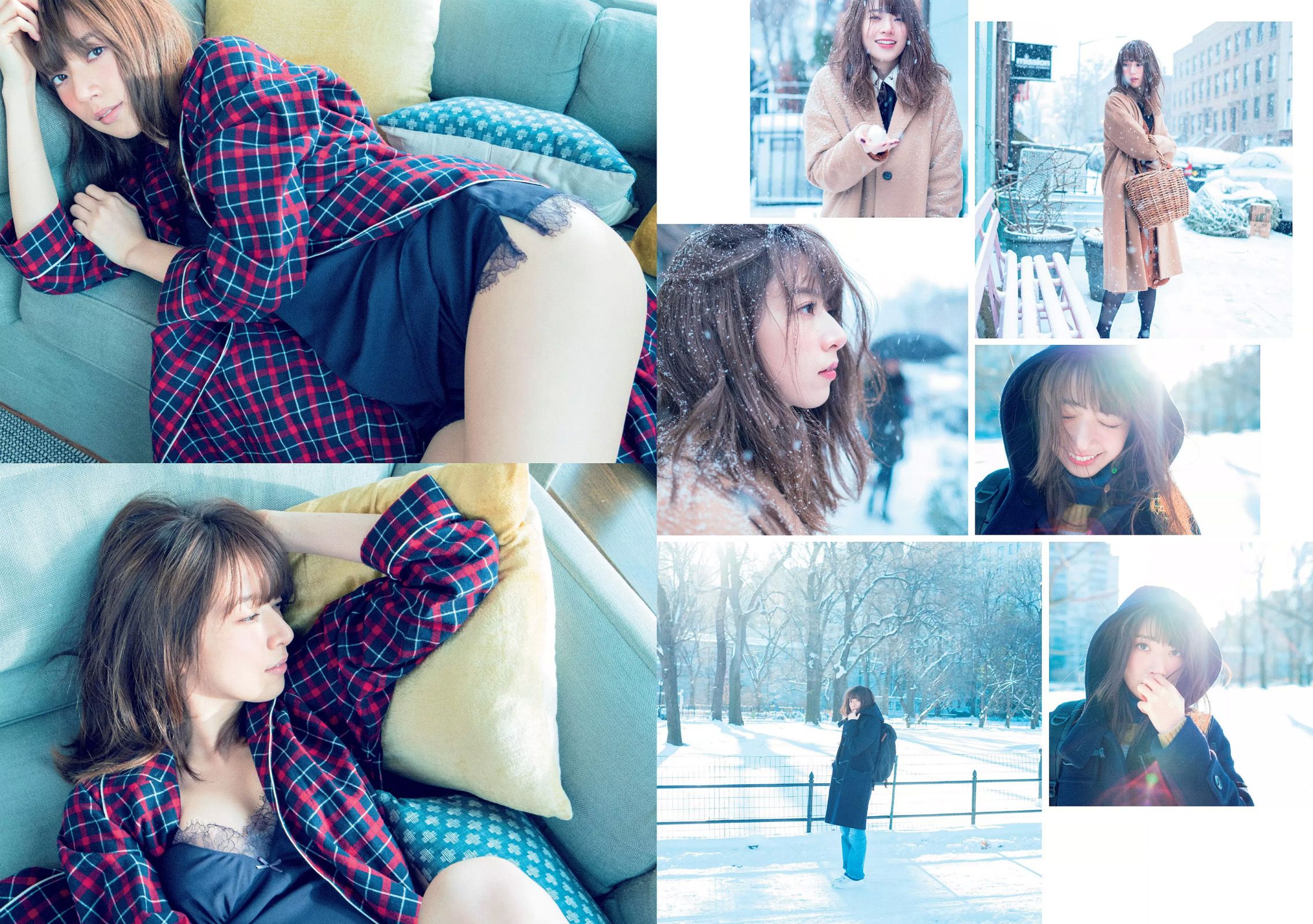 鈴木ふみ奈 橋本奈々未 久松郁実 森保まどか 飯豊まりえ 永井理子 遠山茜子 平塚千瑛  2017年No.10 写真杂志-图6