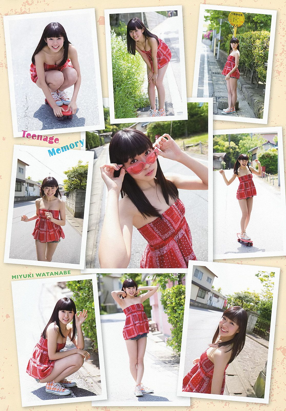 渡辺美優紀 室加奈子 村瀬紗英 渋谷凪咲  2013年No.13 写真杂志-图14