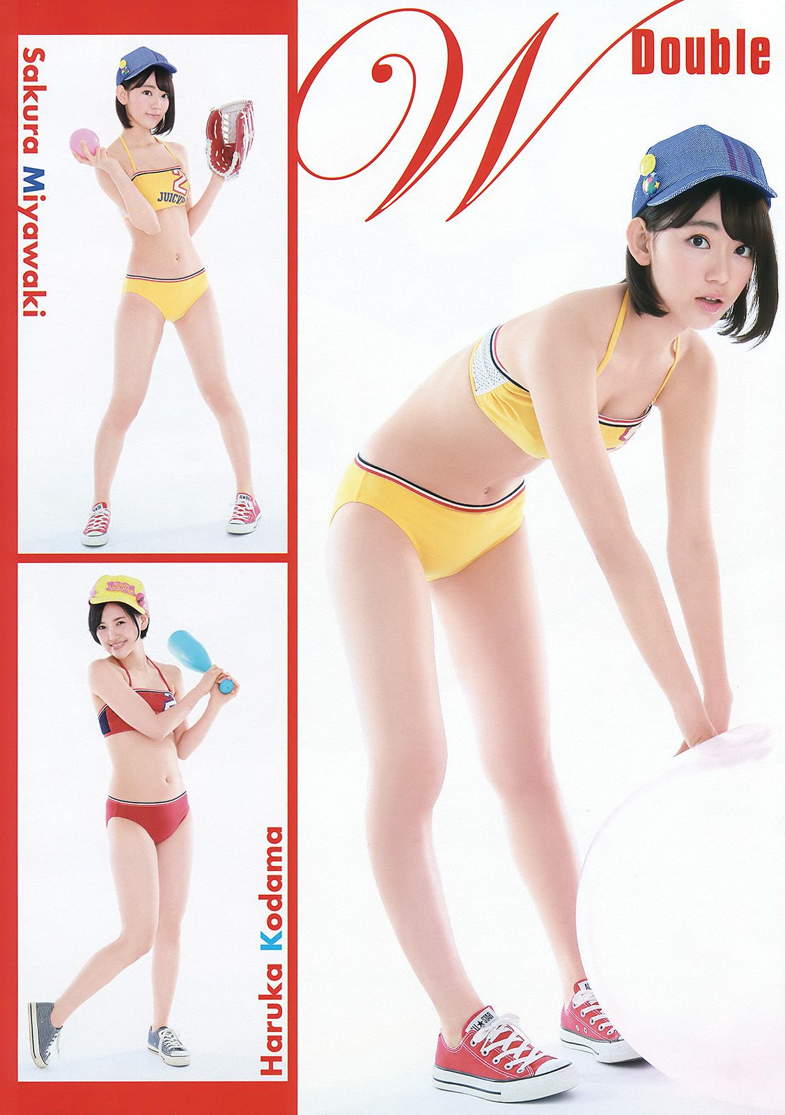 宮脇咲良 兒玉遥 朝長美桜 松岡菜摘 穴井千尋  2015年No.10 写真杂志-图5