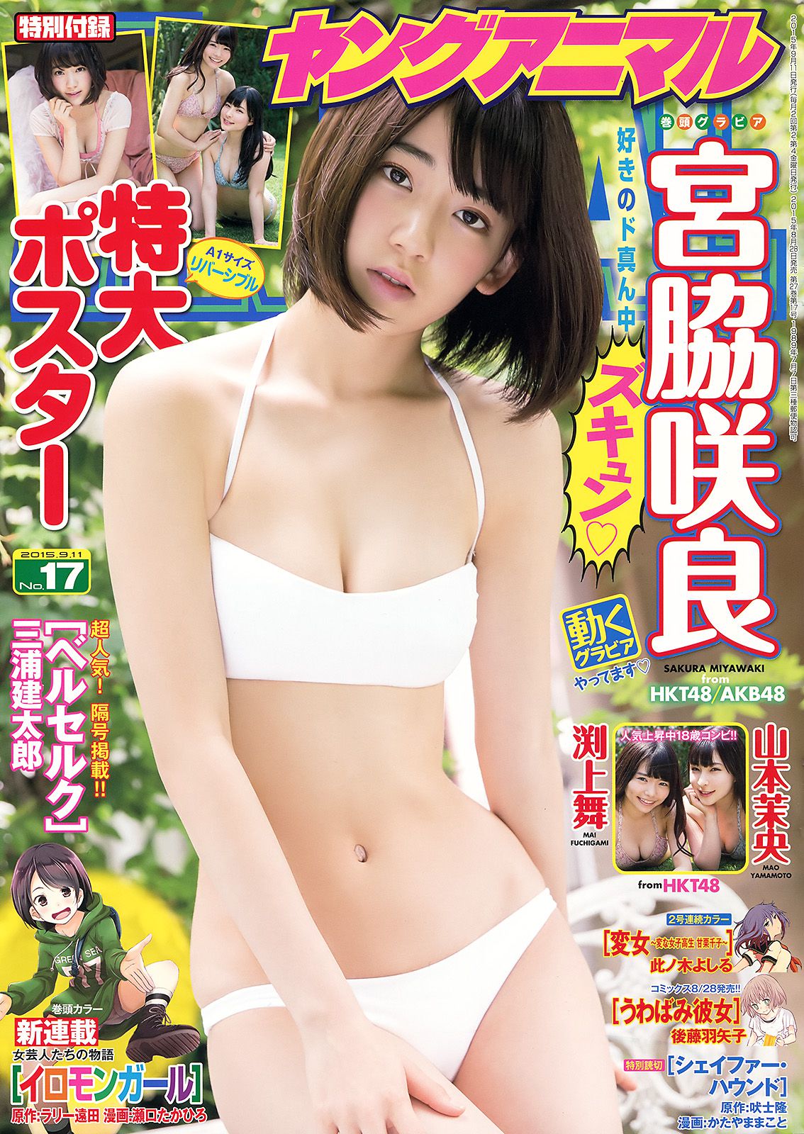 宮脇咲良 山本茉央 渕上舞  2015年No.17 写真杂志-图0