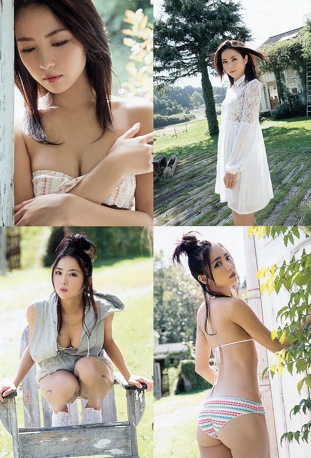 石川恋 藤田美里 新木さくら 稲村亜美 金子理江 佐藤麗奈  2015年No.22 写真杂志-图3