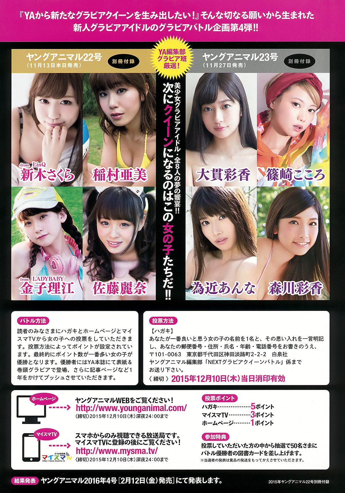 石川恋 藤田美里 新木さくら 稲村亜美 金子理江 佐藤麗奈  2015年No.22 写真杂志-图39