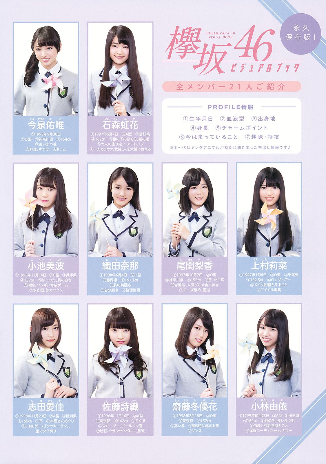 欅坂46 渡辺梨加 平手友梨奈 今泉佑唯 小林由依  2016年No.06 写真杂志-图21