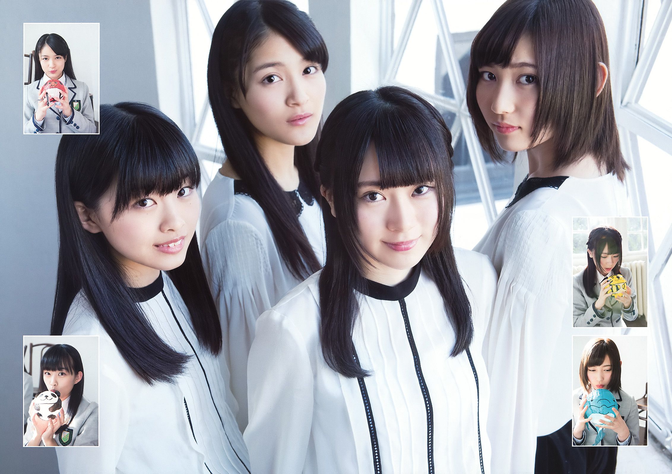 欅坂46 渡辺梨加 平手友梨奈 今泉佑唯 小林由依  2016年No.06 写真杂志-图26