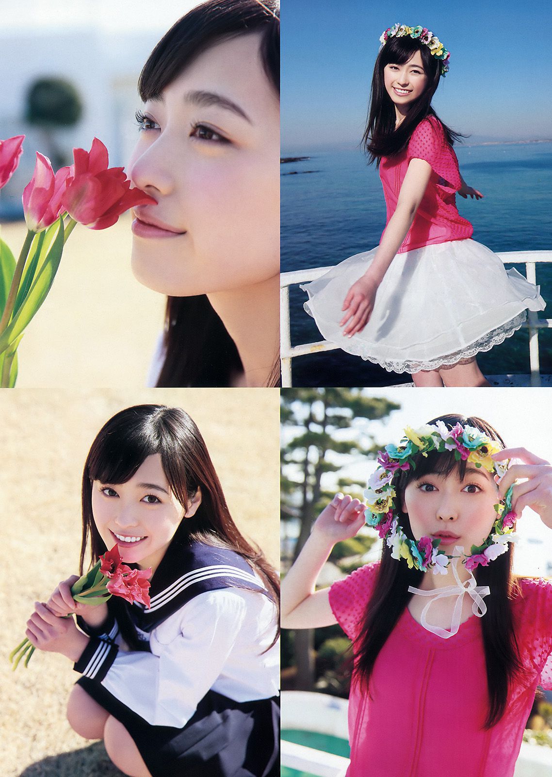 福原遥 新木さくら  2016年No.07 写真杂志-图3