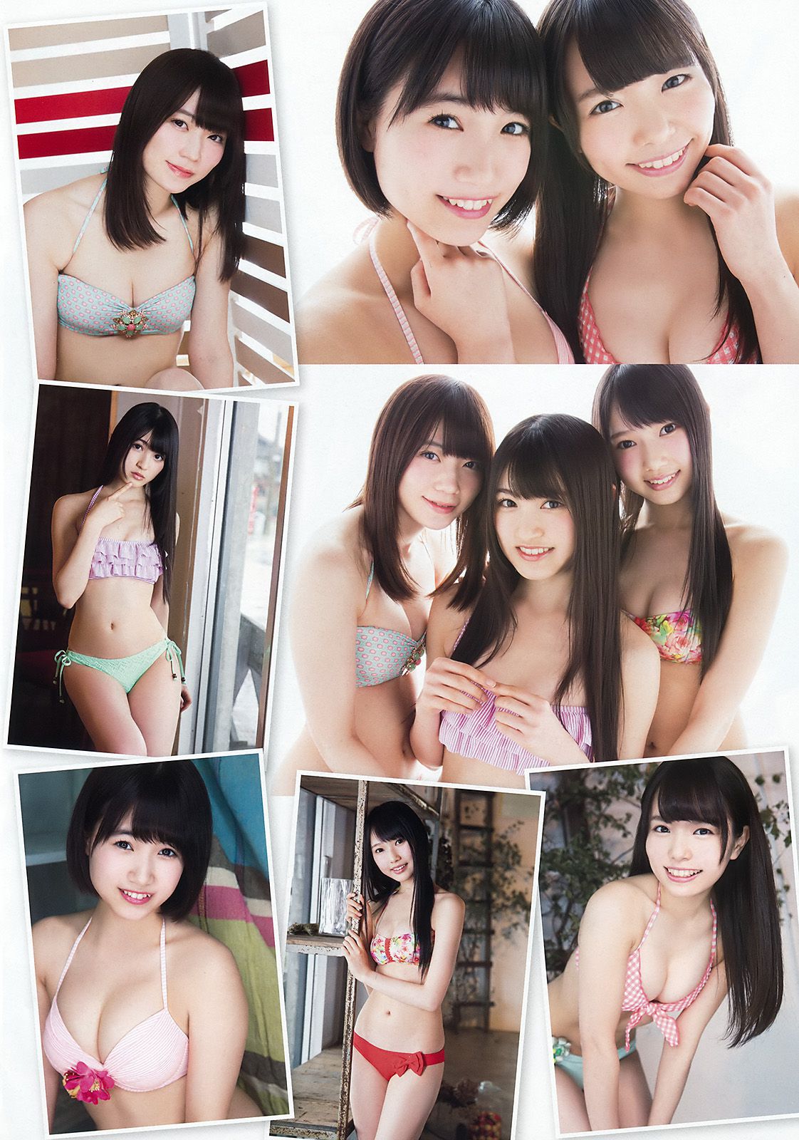 HKT48 井上由莉耶 神志娜结衣 朝長美桜 渕上舞 駒田京伽 田中優香  2016年No.10 写真杂志-图4