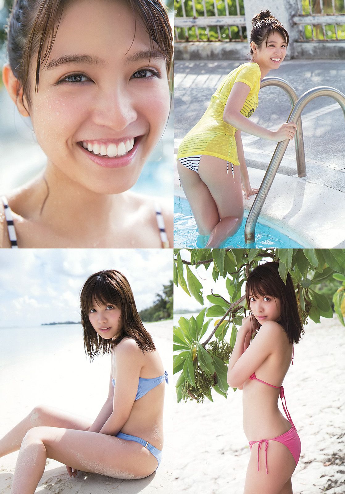 大場美奈 早乙女ゆう 浅川梨奈 稲村亜美 佐藤麗奈 本郷杏奈 松本愛  2016年No.17 写真杂志-图35