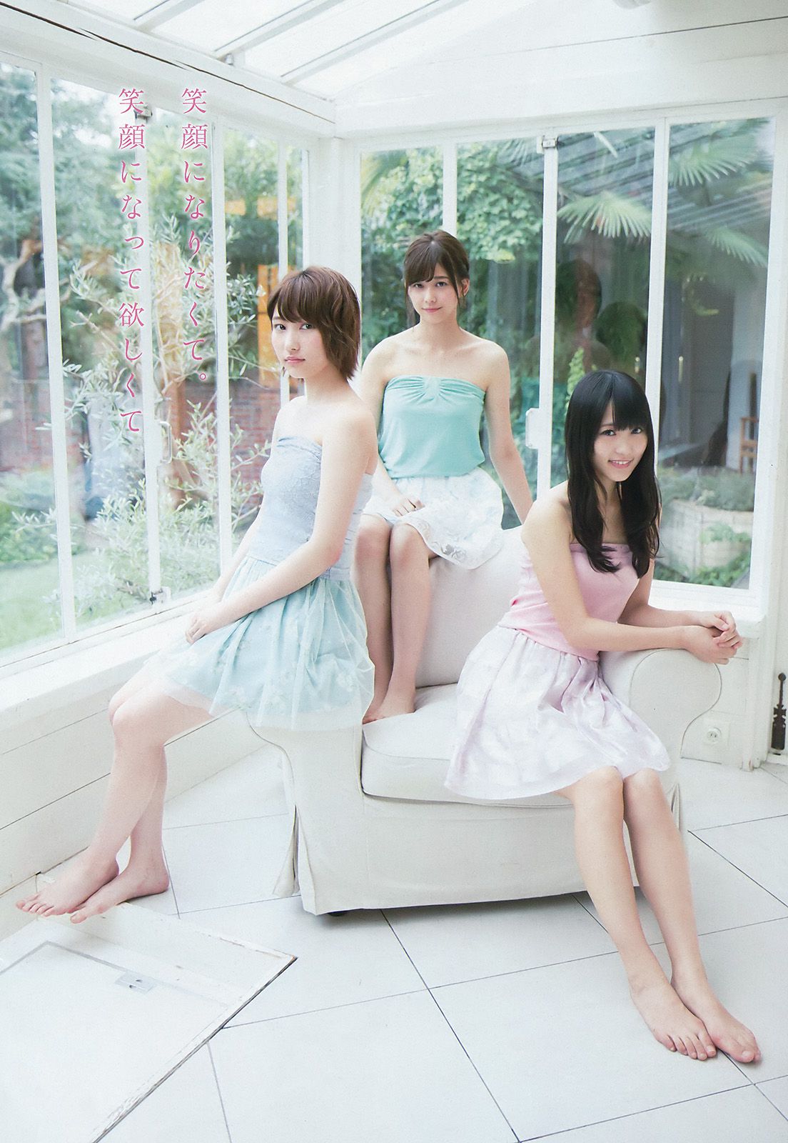 欅坂46 渡辺梨加 渡邉理佐 菅井友香 守屋茜 志田爱佳  2016年No.18 写真杂志-图6