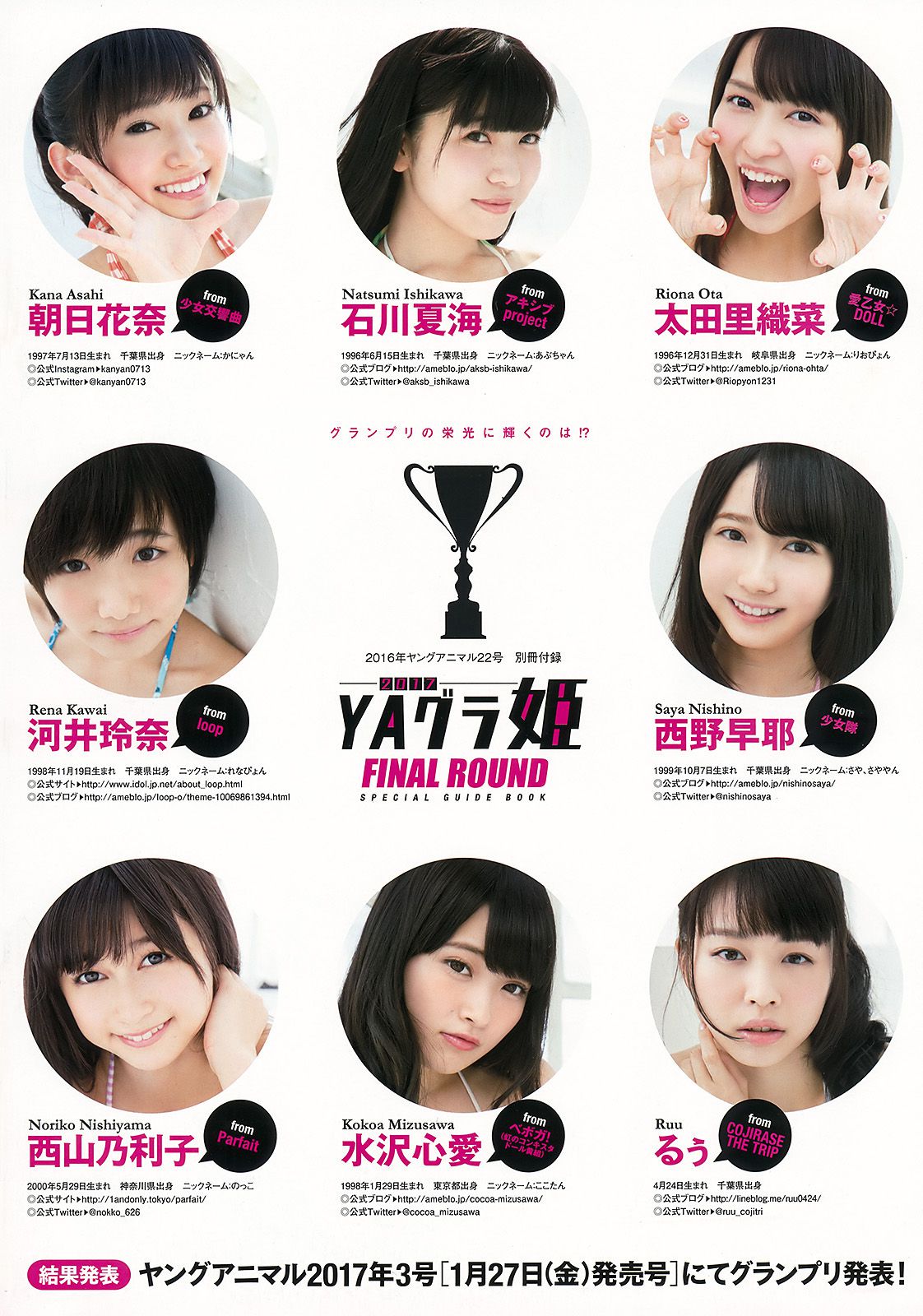 水沢心愛 西山乃利子 西野早耶 河井玲奈 太田里織菜 石川夏海 朝日花奈  2016年No.22 写真杂志-图29