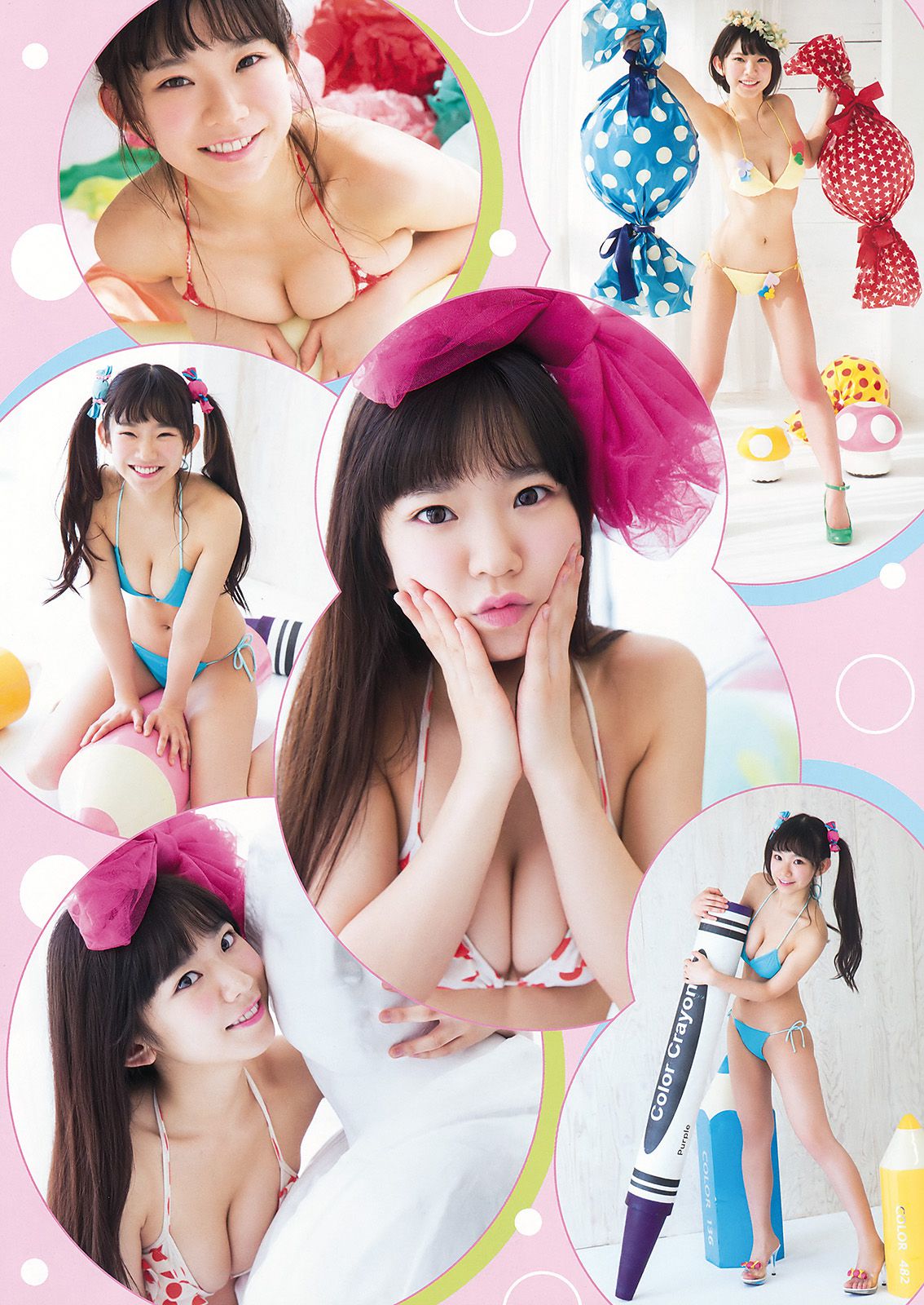 澤北るな 滝口ひかり 大原優乃 長澤茉里奈  2017年No.14 写真杂志-图25