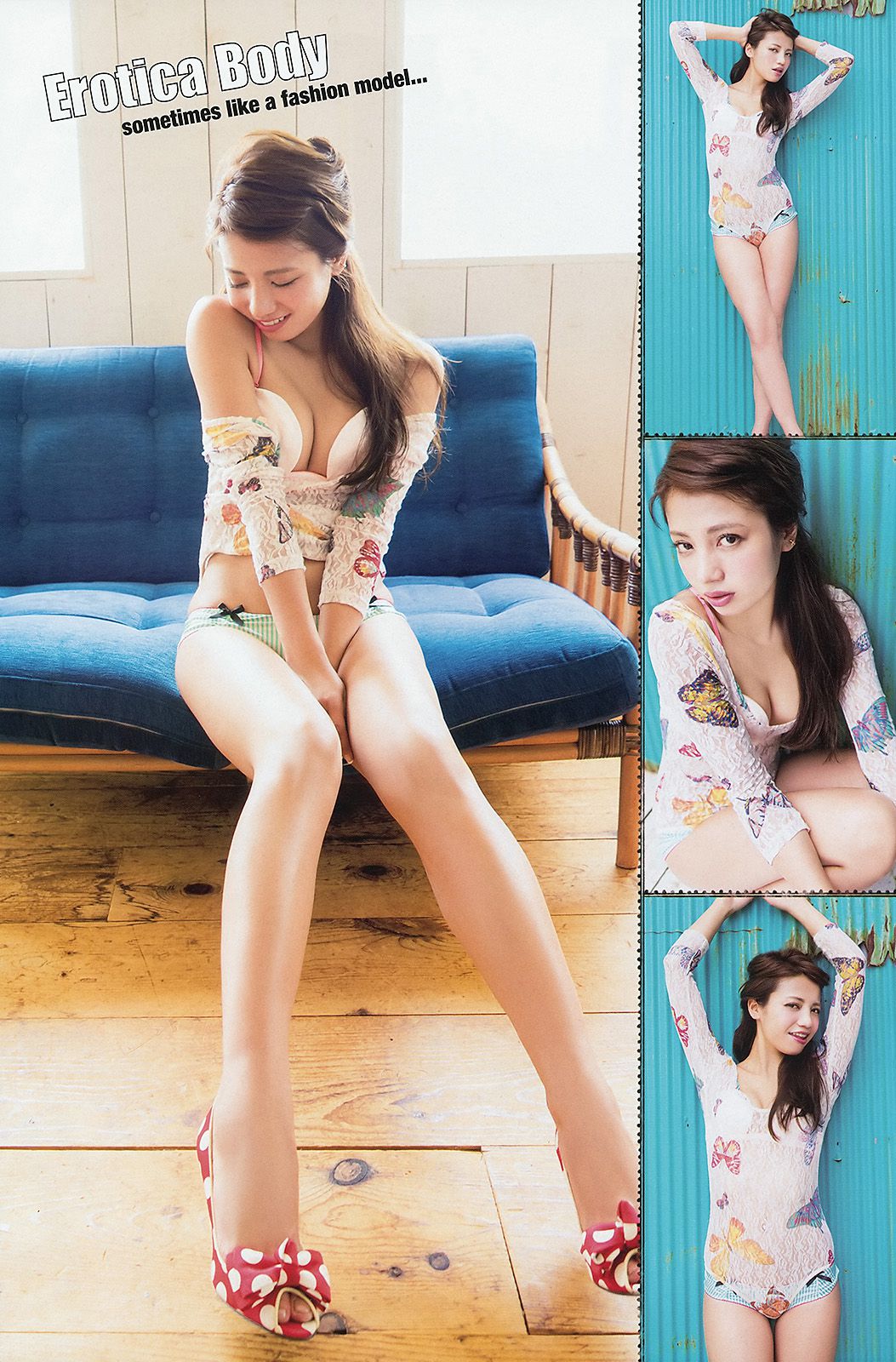 喜屋武ちあき 藤後夏子  No.10 2014年 写真杂志-图9