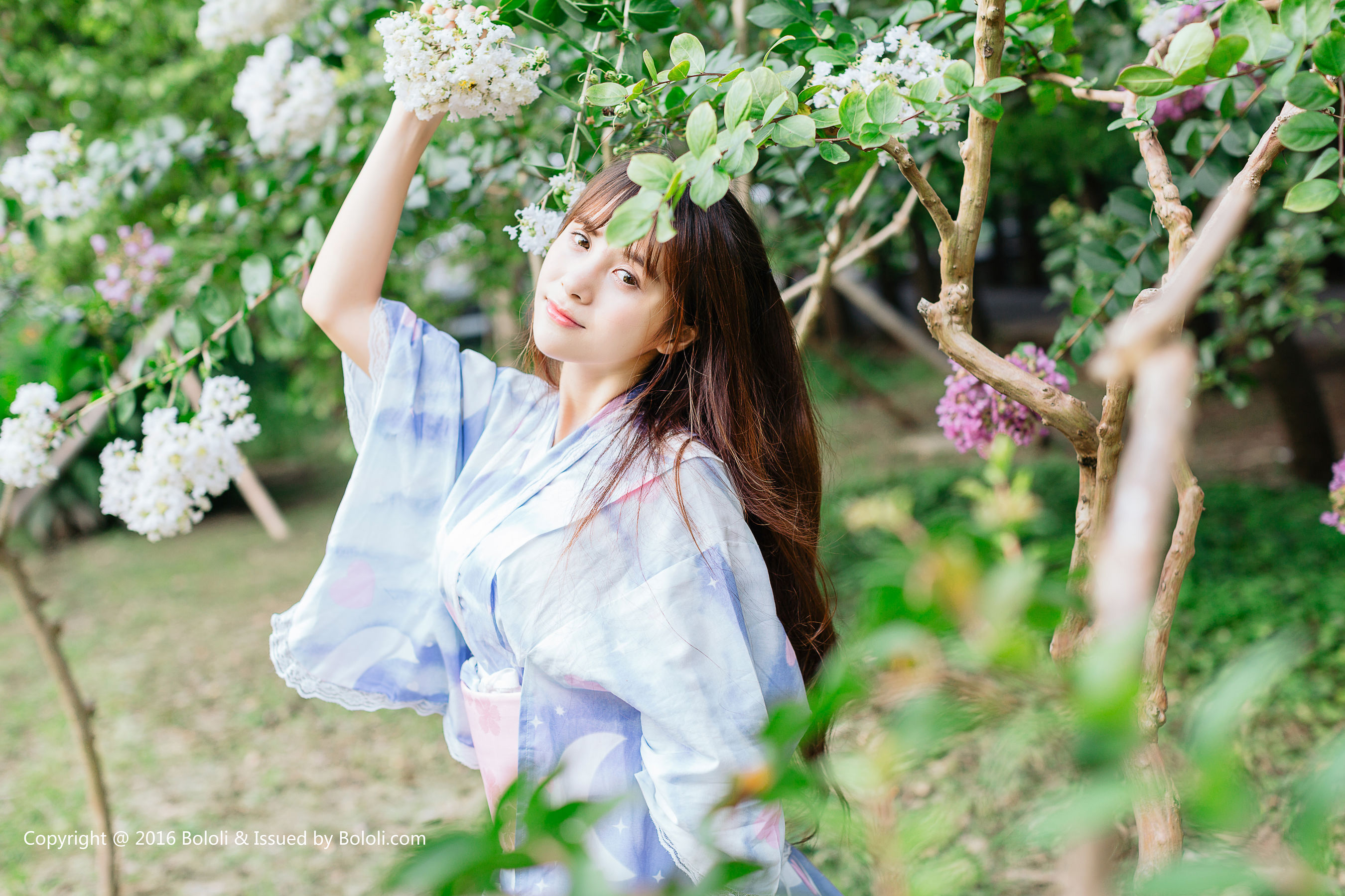 夏美酱《夏日浴衣》  KIM007-图1