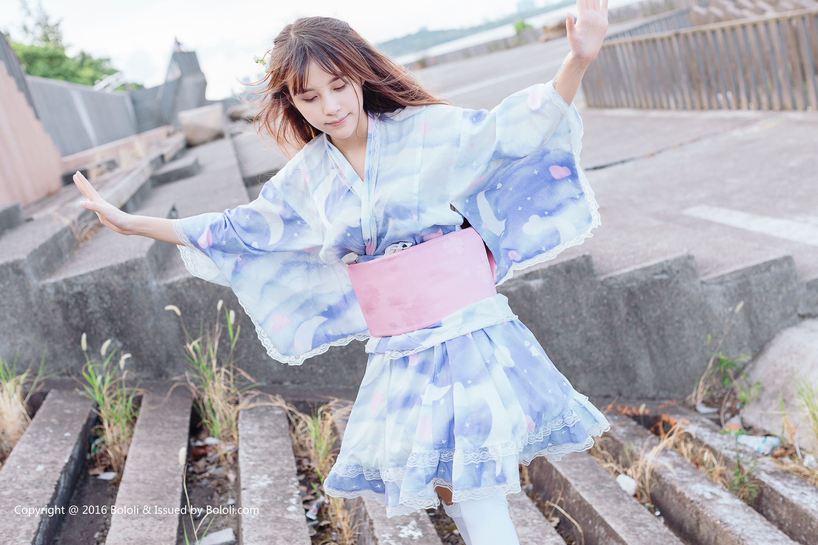 夏美酱《夏日浴衣》  KIM007-图30