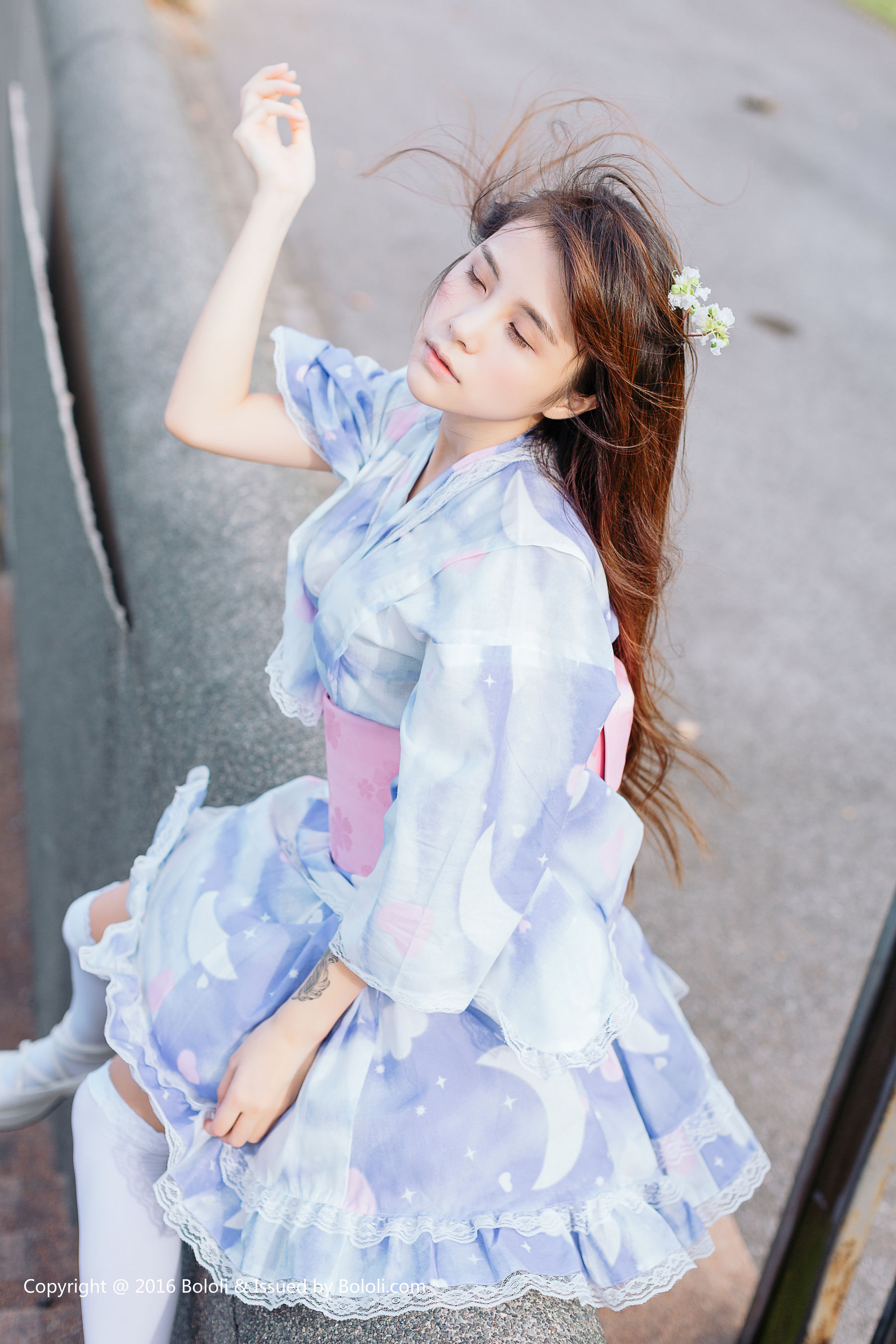 夏美酱《夏日浴衣》  KIM007-图42