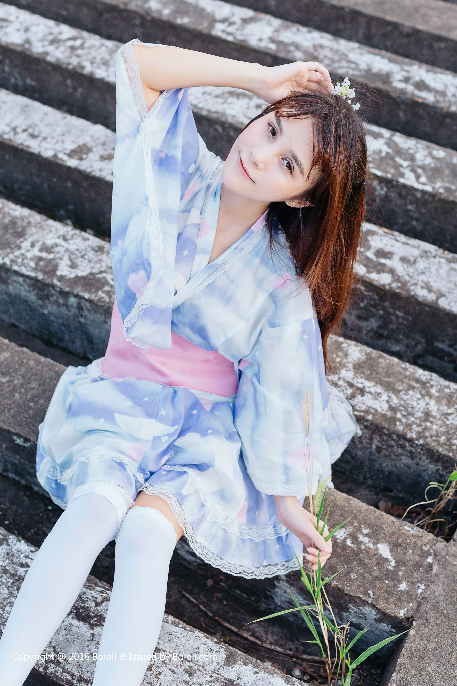 夏美酱《夏日浴衣》  KIM007-图8