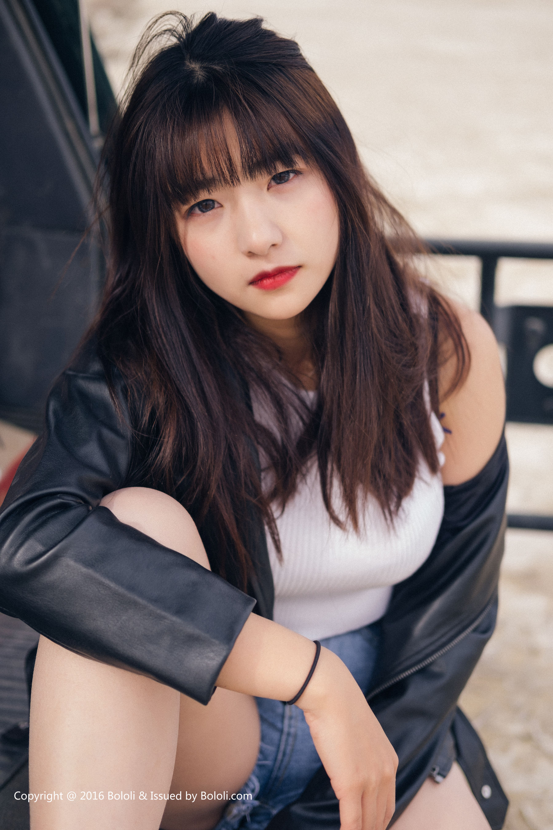 周闻/球球《沙漠机车女》  KIM010-图25