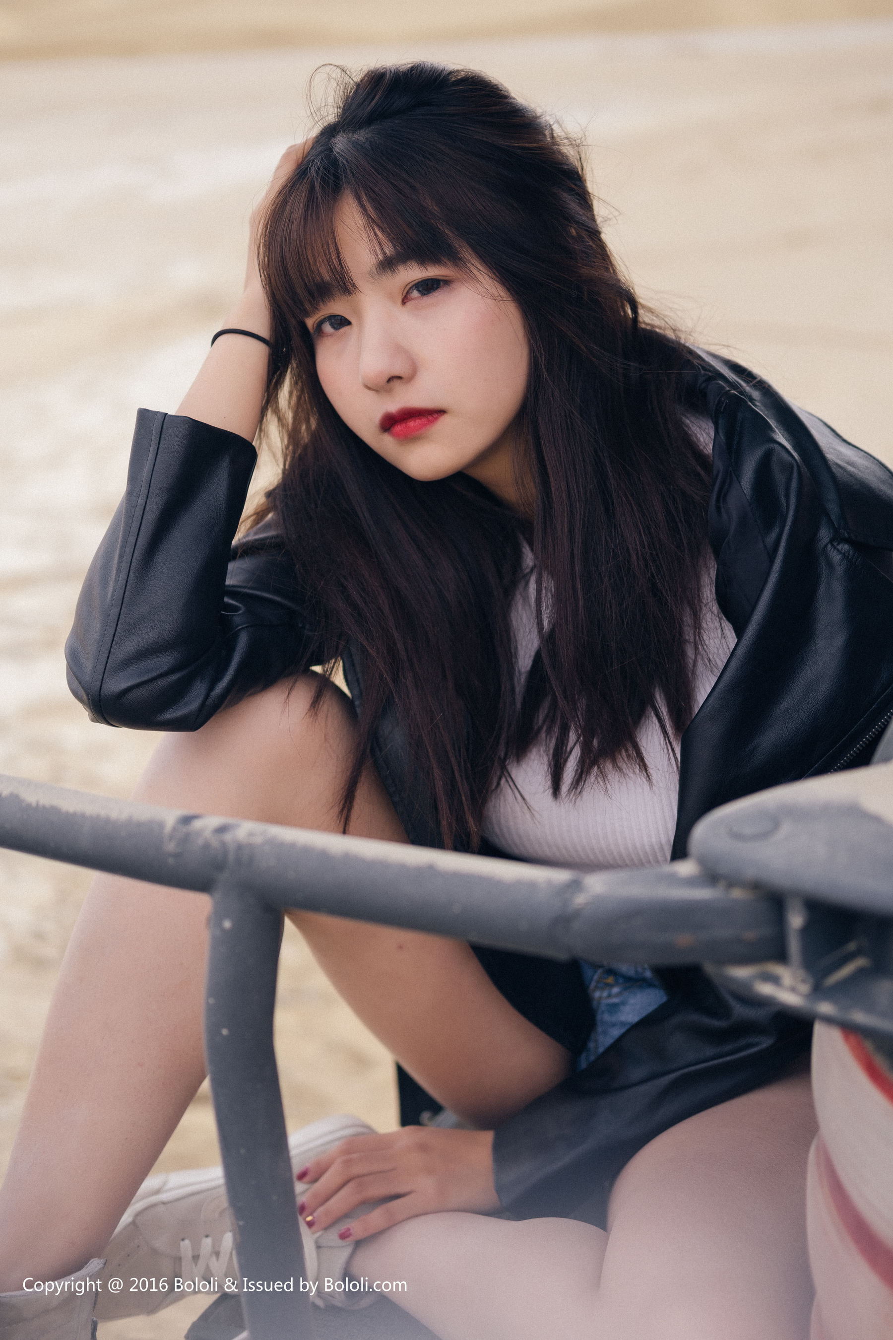 周闻/球球《沙漠机车女》  KIM010-图26