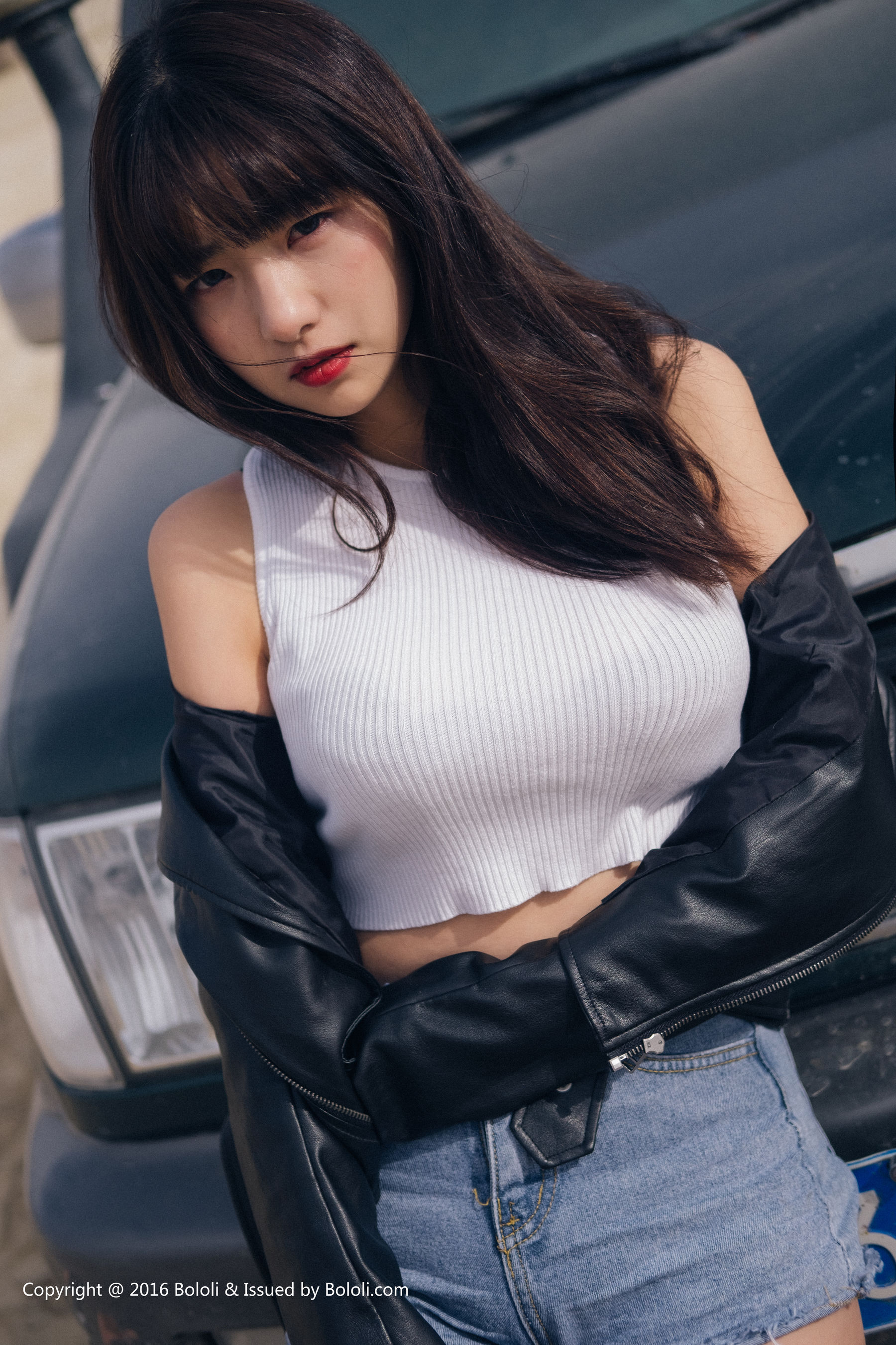 周闻/球球《沙漠机车女》  KIM010-图33