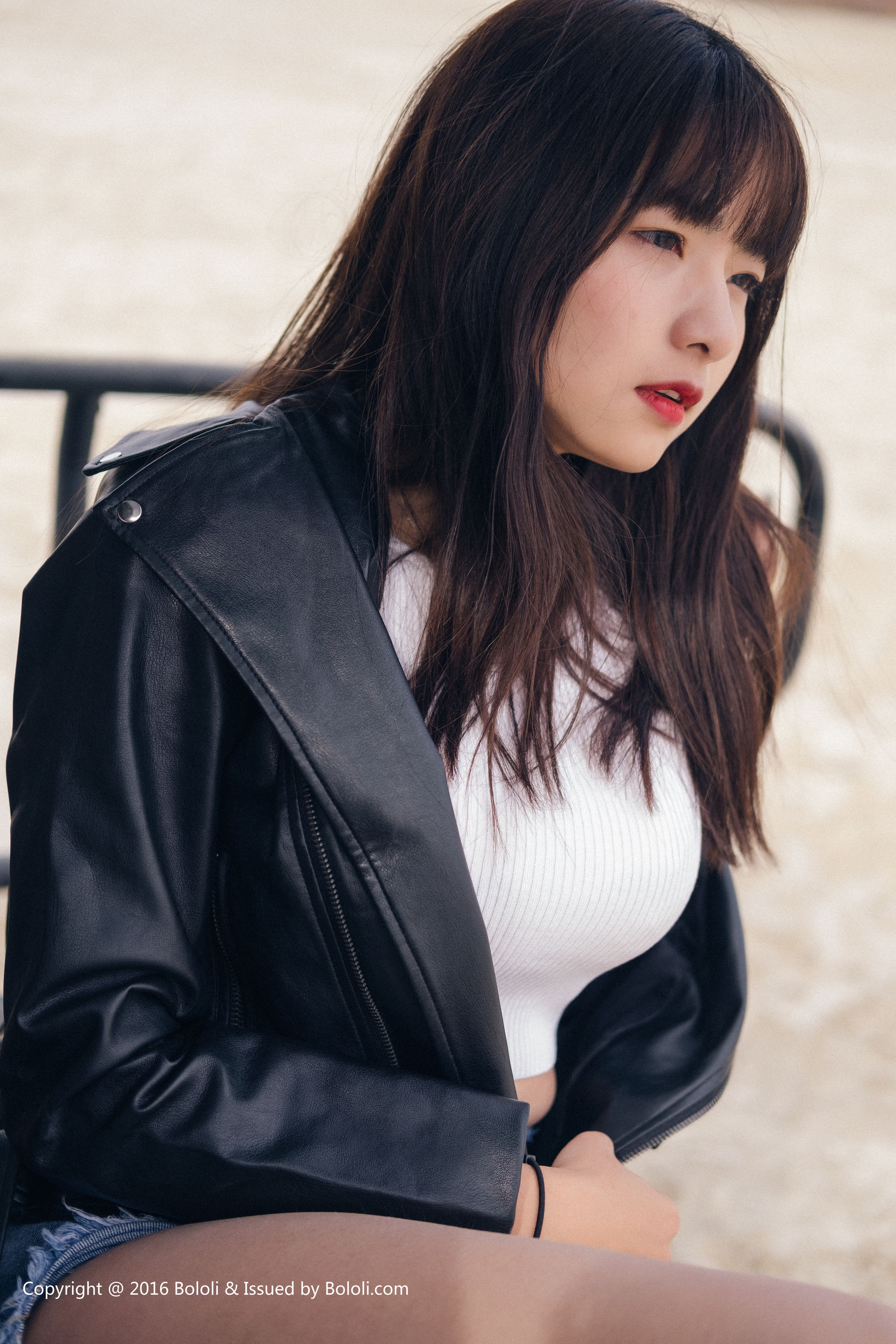 周闻/球球《沙漠机车女》  KIM010-图37