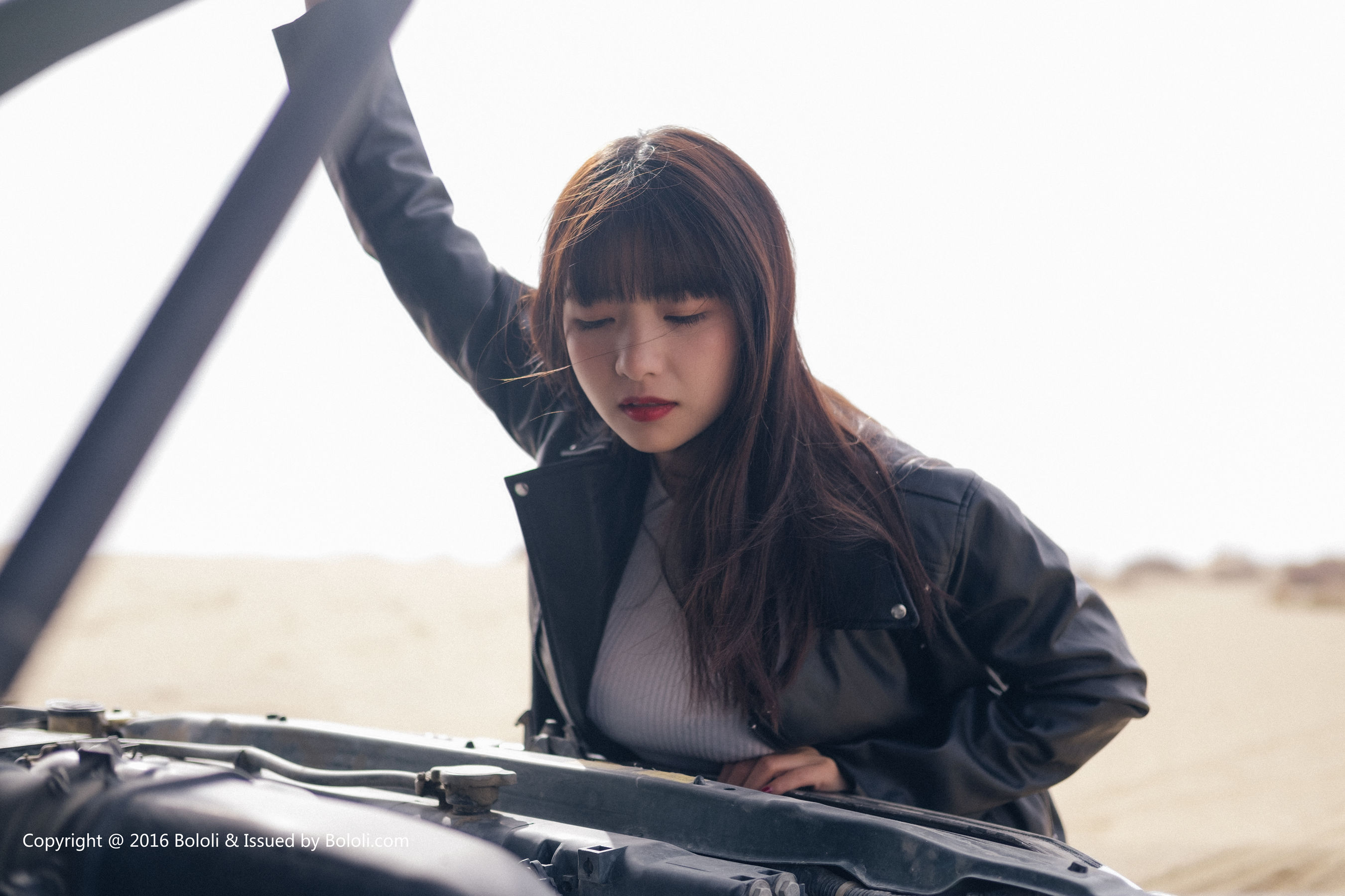 周闻/球球《沙漠机车女》  KIM010-图44