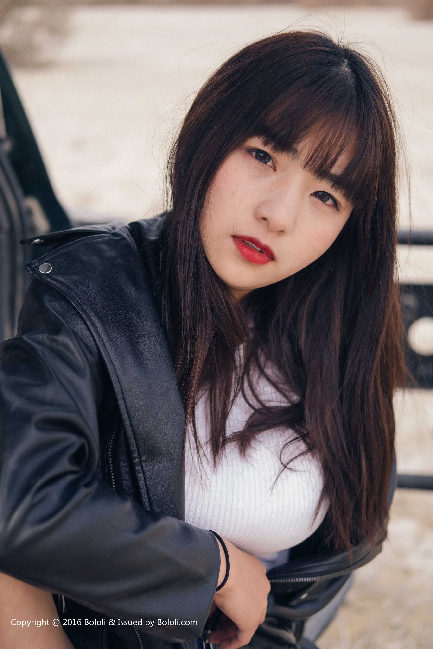 周闻/球球《沙漠机车女》  KIM010-图48