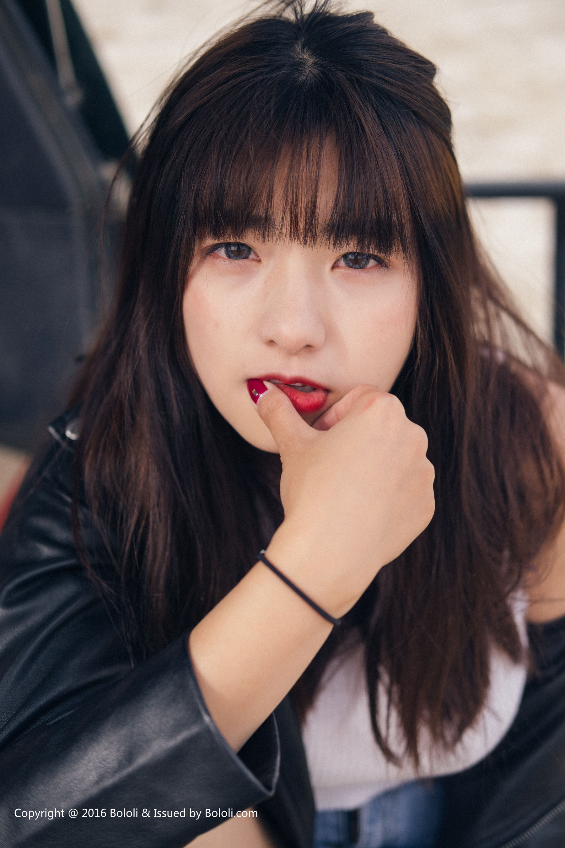 周闻/球球《沙漠机车女》  KIM010-图49