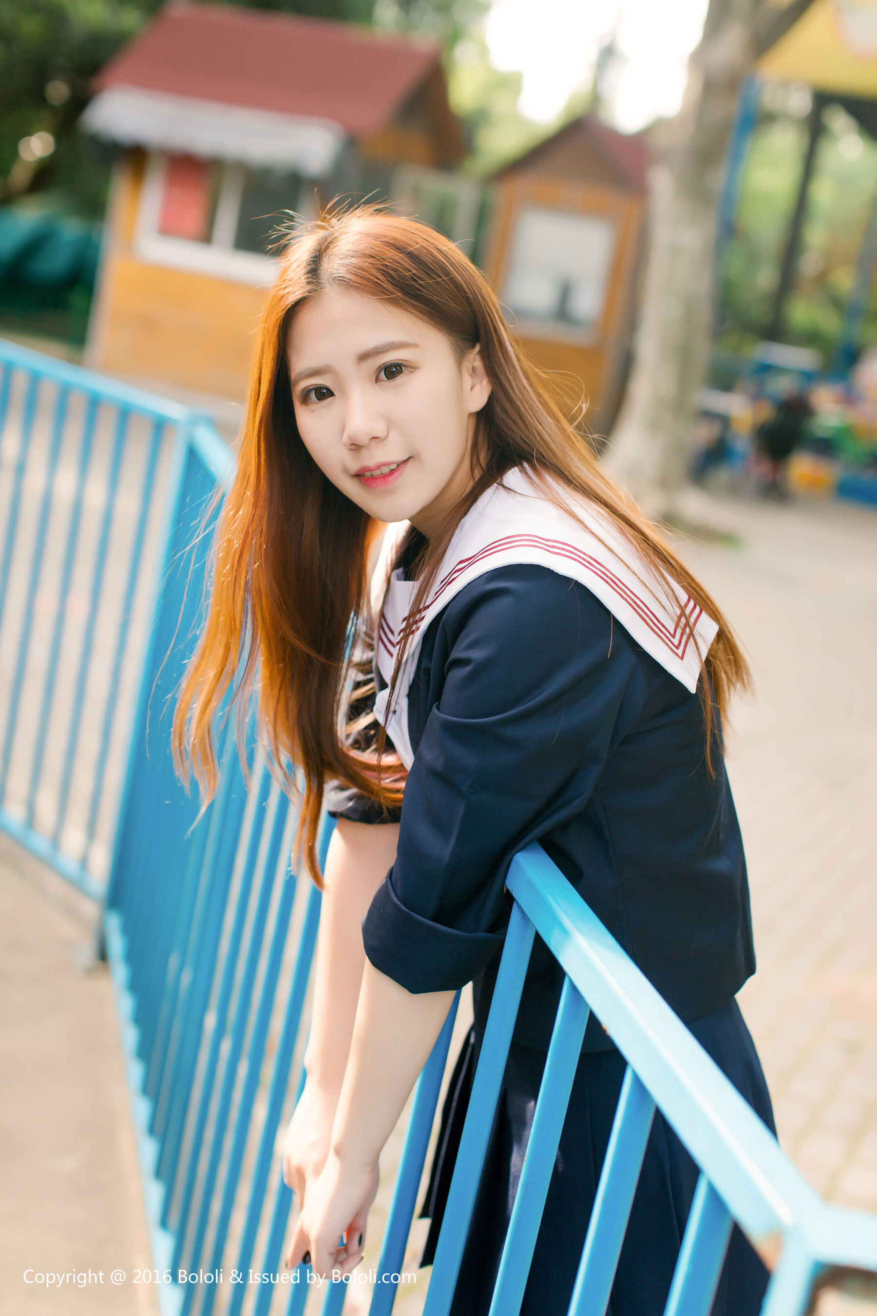 董晨莉《校花女神街拍》  KIM024-图25