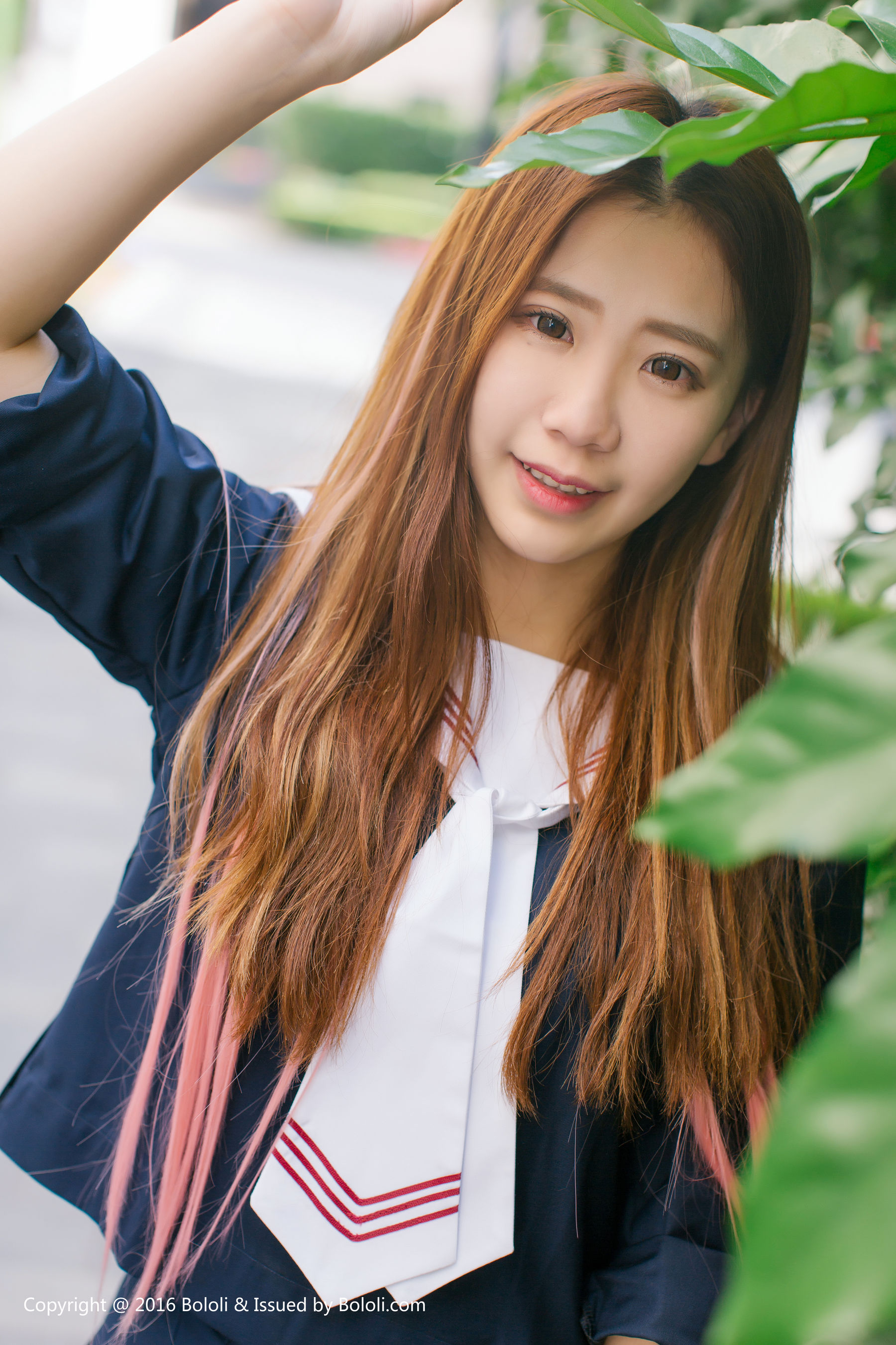 董晨莉《校花女神街拍》  KIM024-图2