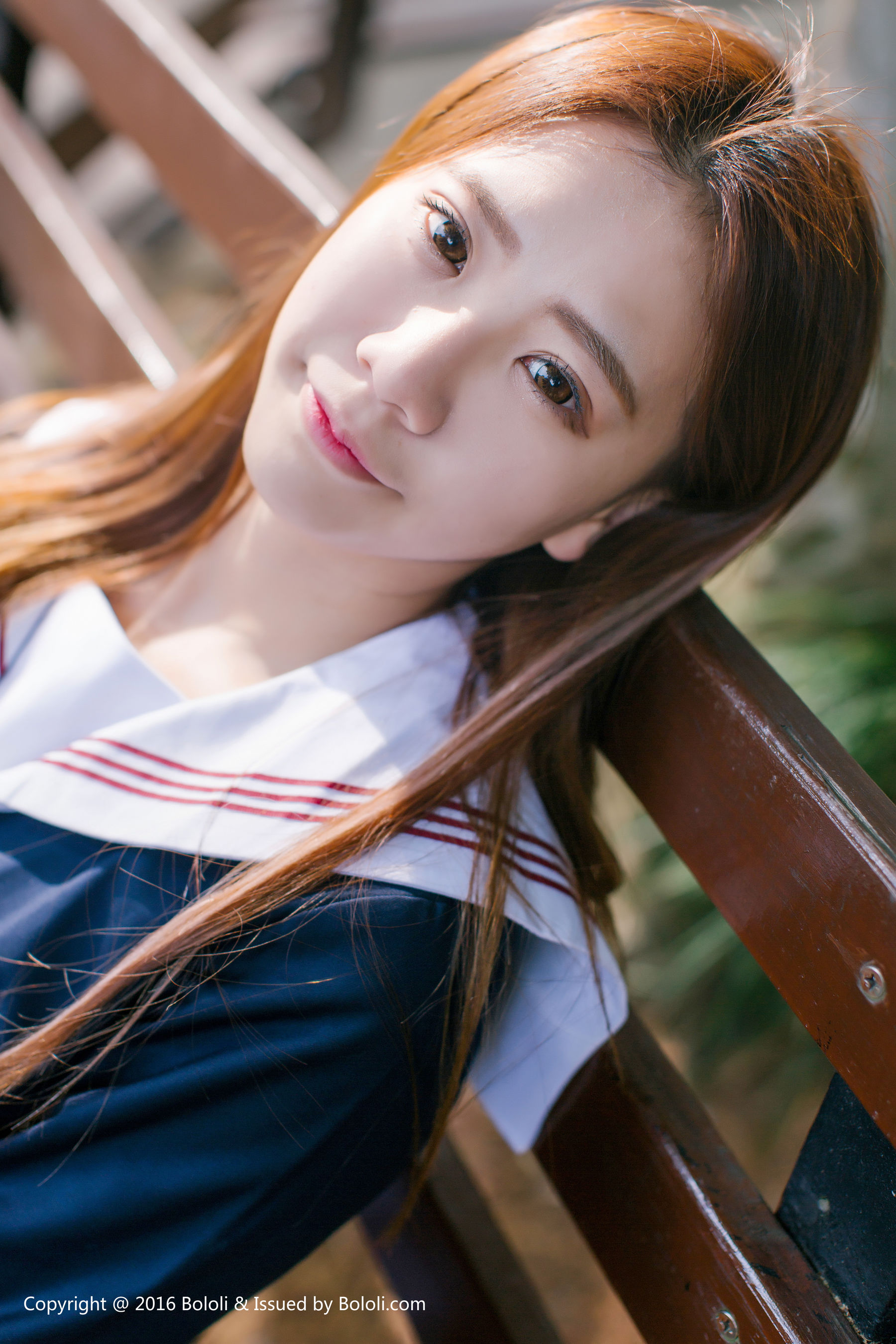 董晨莉《校花女神街拍》  KIM024-图31