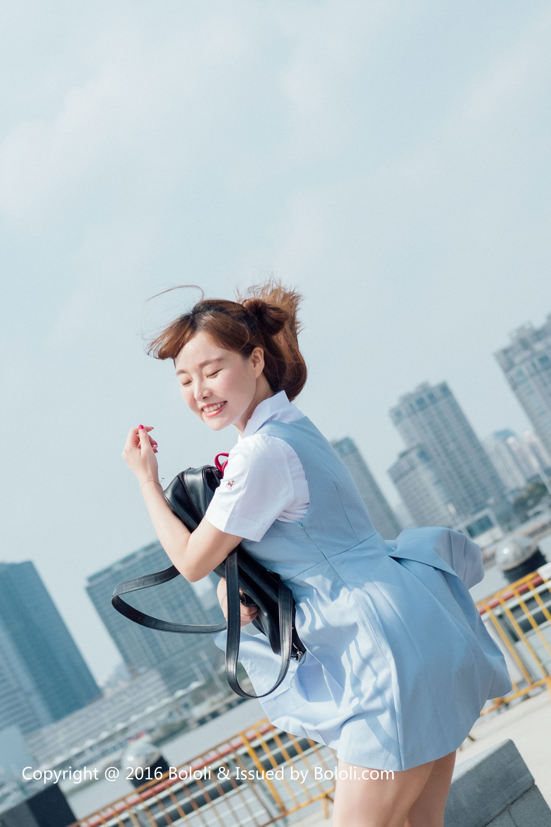 制服女神柳侑绮《青涩的回忆》  BOL.006-图0