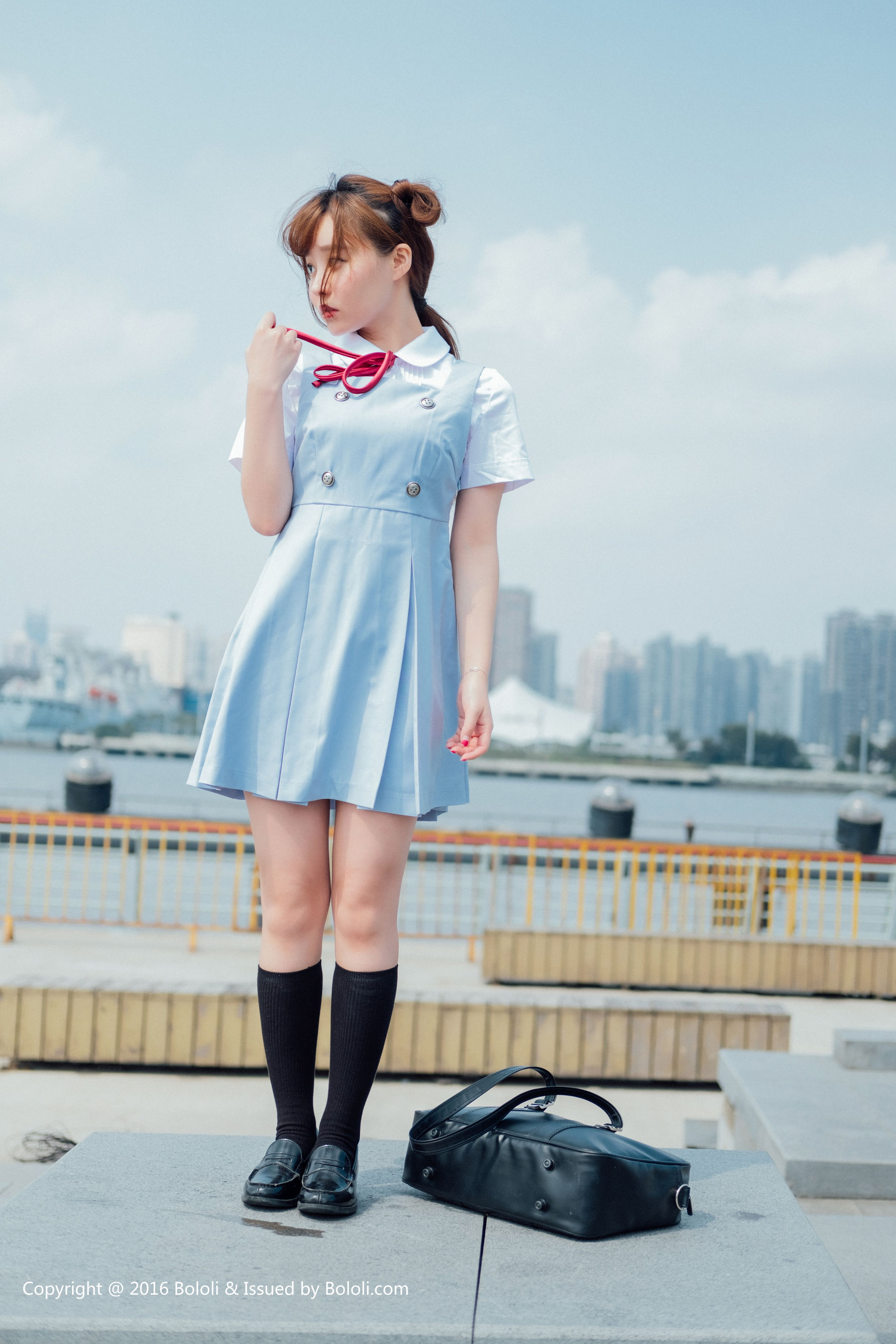 制服女神柳侑绮《青涩的回忆》  BOL.006-图9