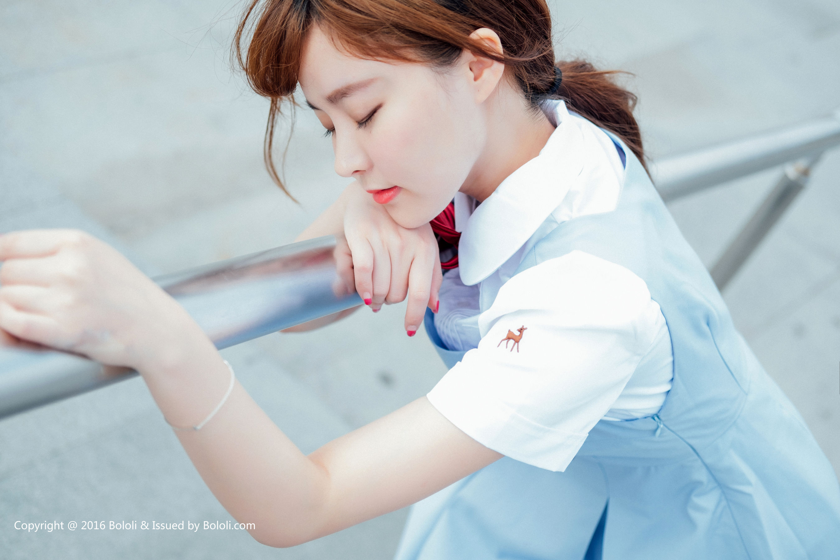 制服女神柳侑绮《青涩的回忆》  BOL.006-图11