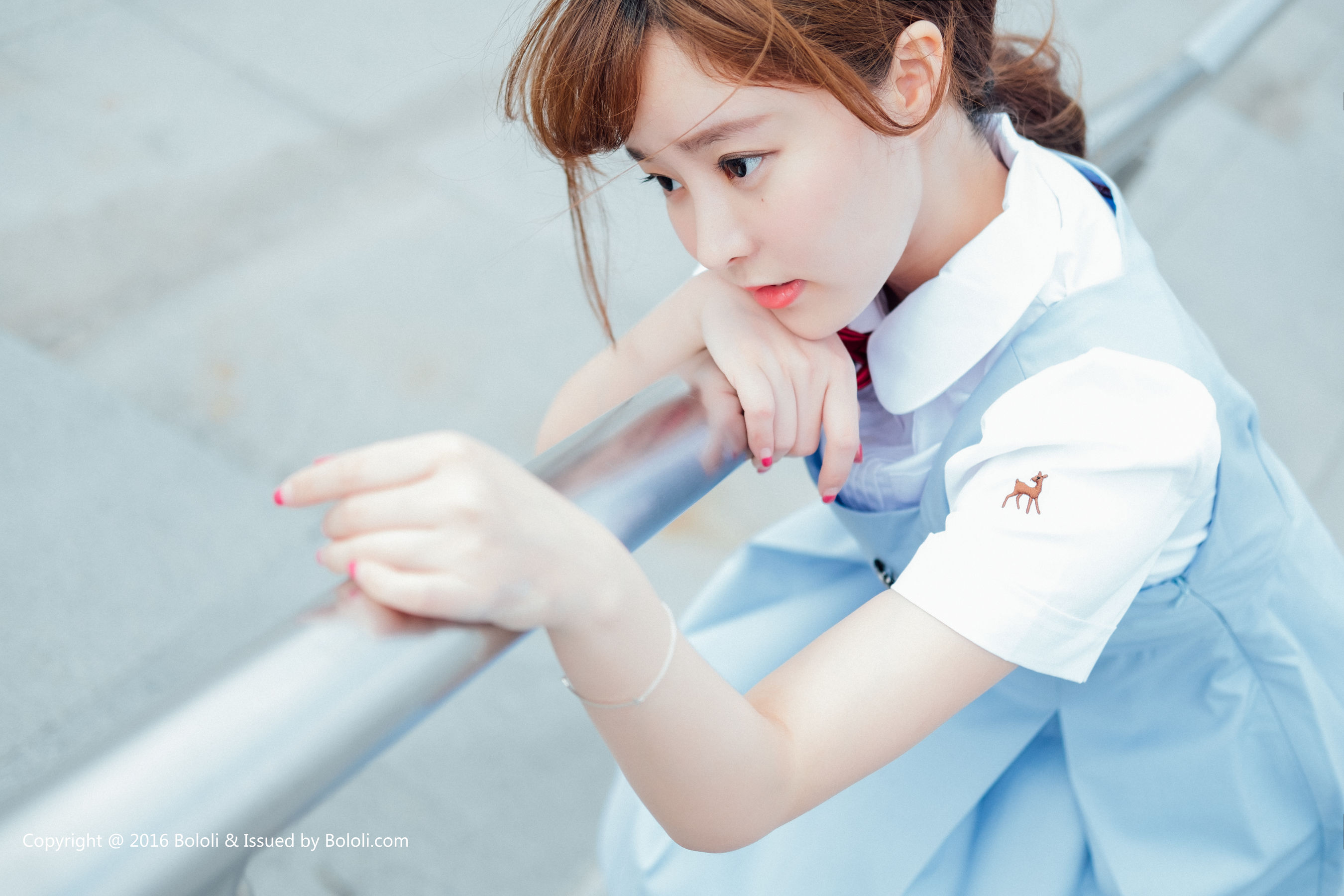 制服女神柳侑绮《青涩的回忆》  BOL.006-图12
