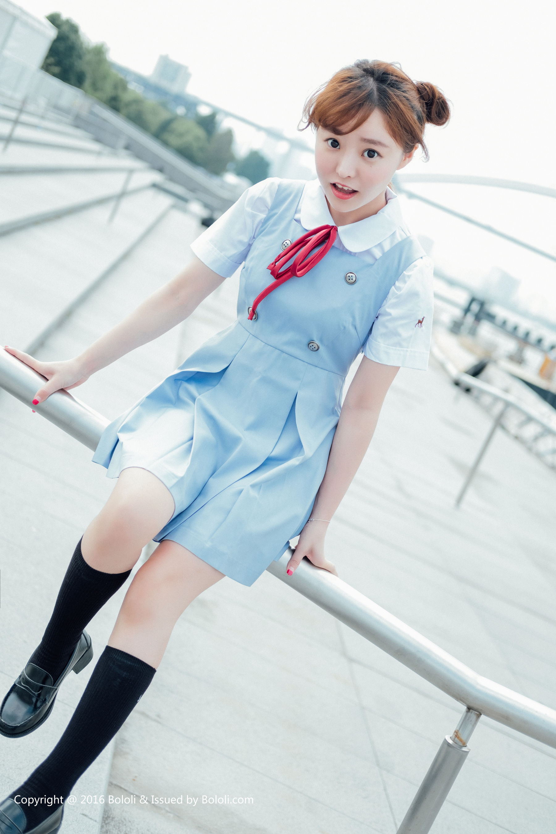 制服女神柳侑绮《青涩的回忆》  BOL.006-图16