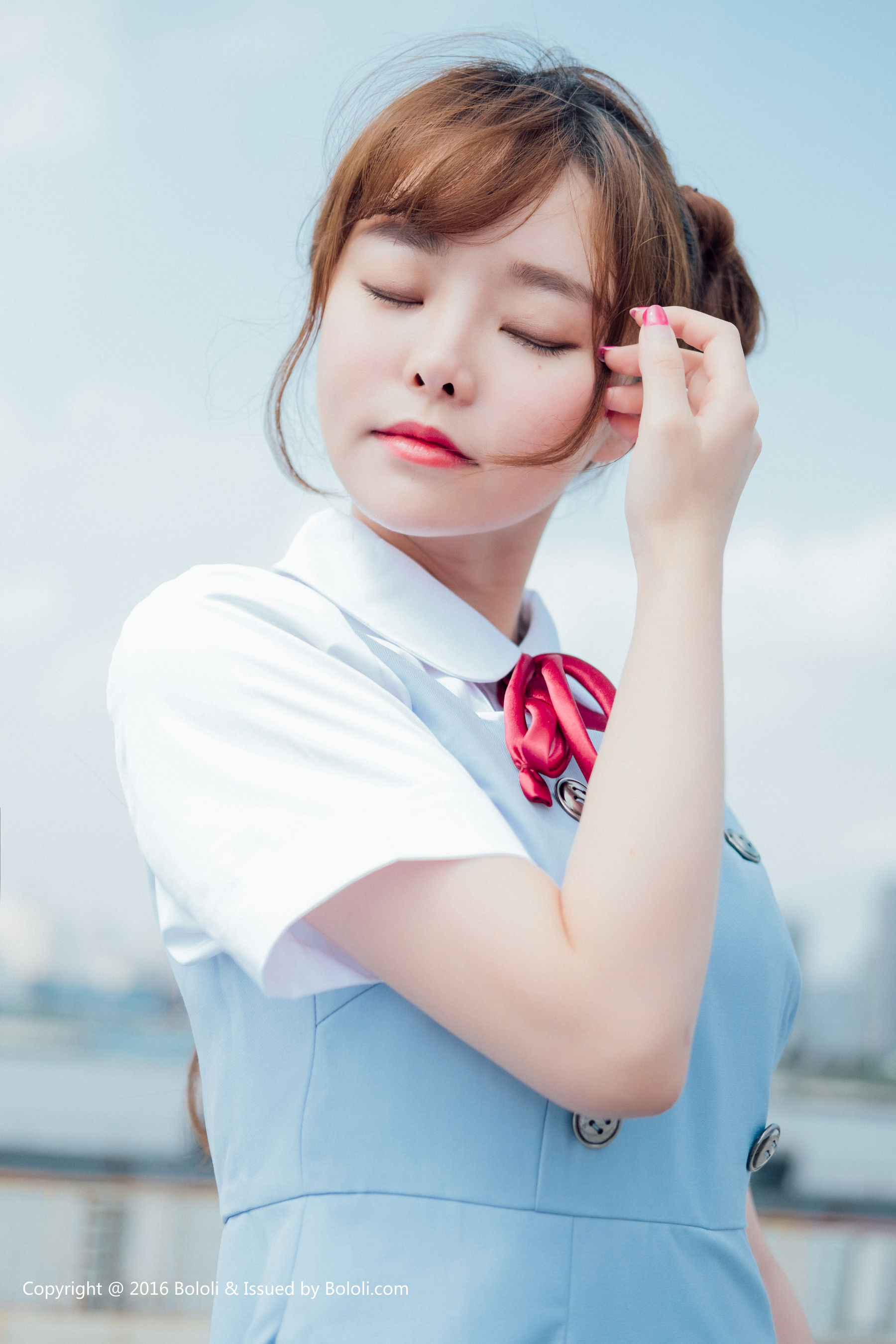 制服女神柳侑绮《青涩的回忆》  BOL.006-图18
